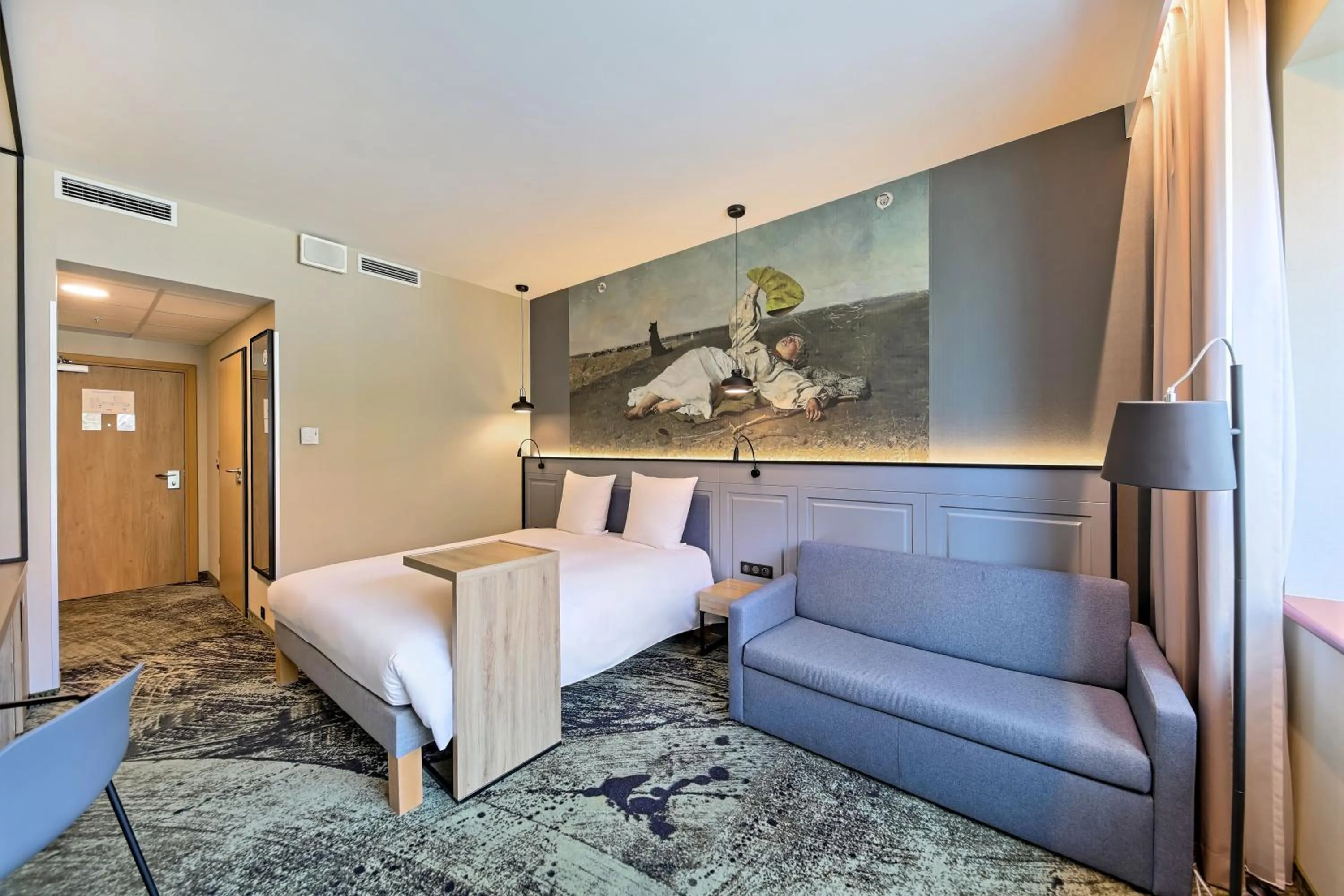 Bed in Mercure Wrocław Centrum