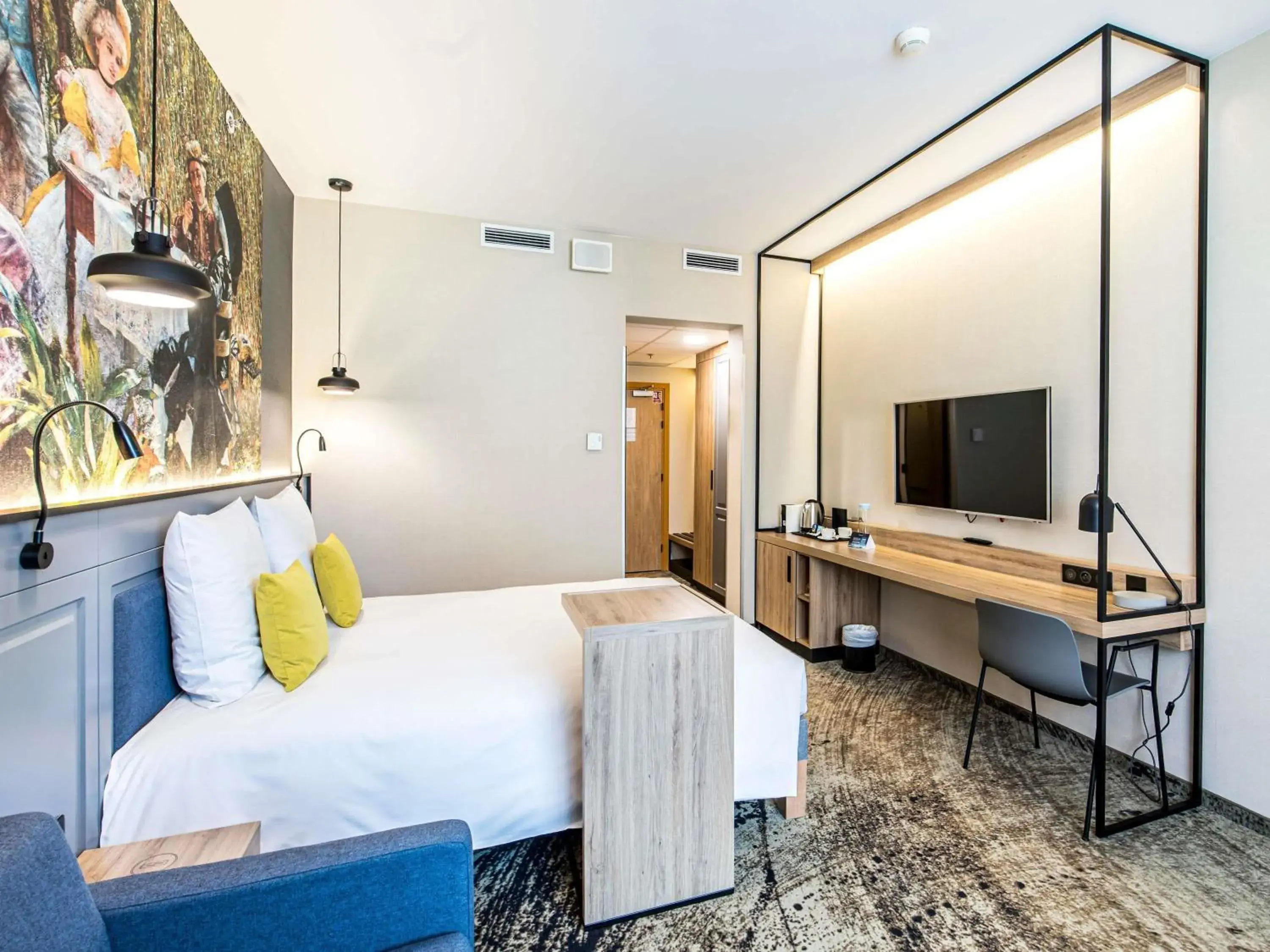 Bedroom, Bed in Mercure Wrocław Centrum Bedroom, Bed in Mercure Wrocław Centrum