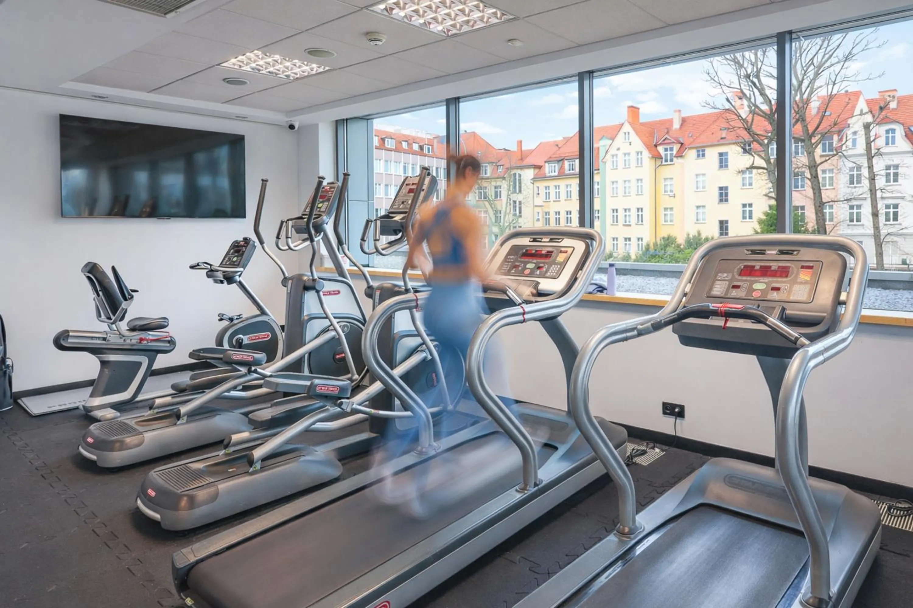 Fitness centre/facilities in Hotel Mercure Poznań Centrum
