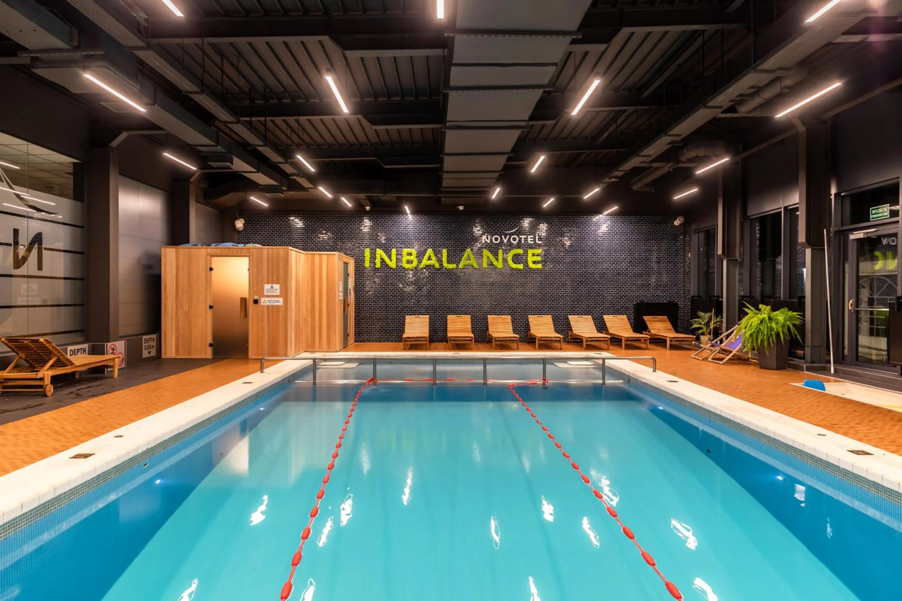Sauna in Novotel Kraków City West