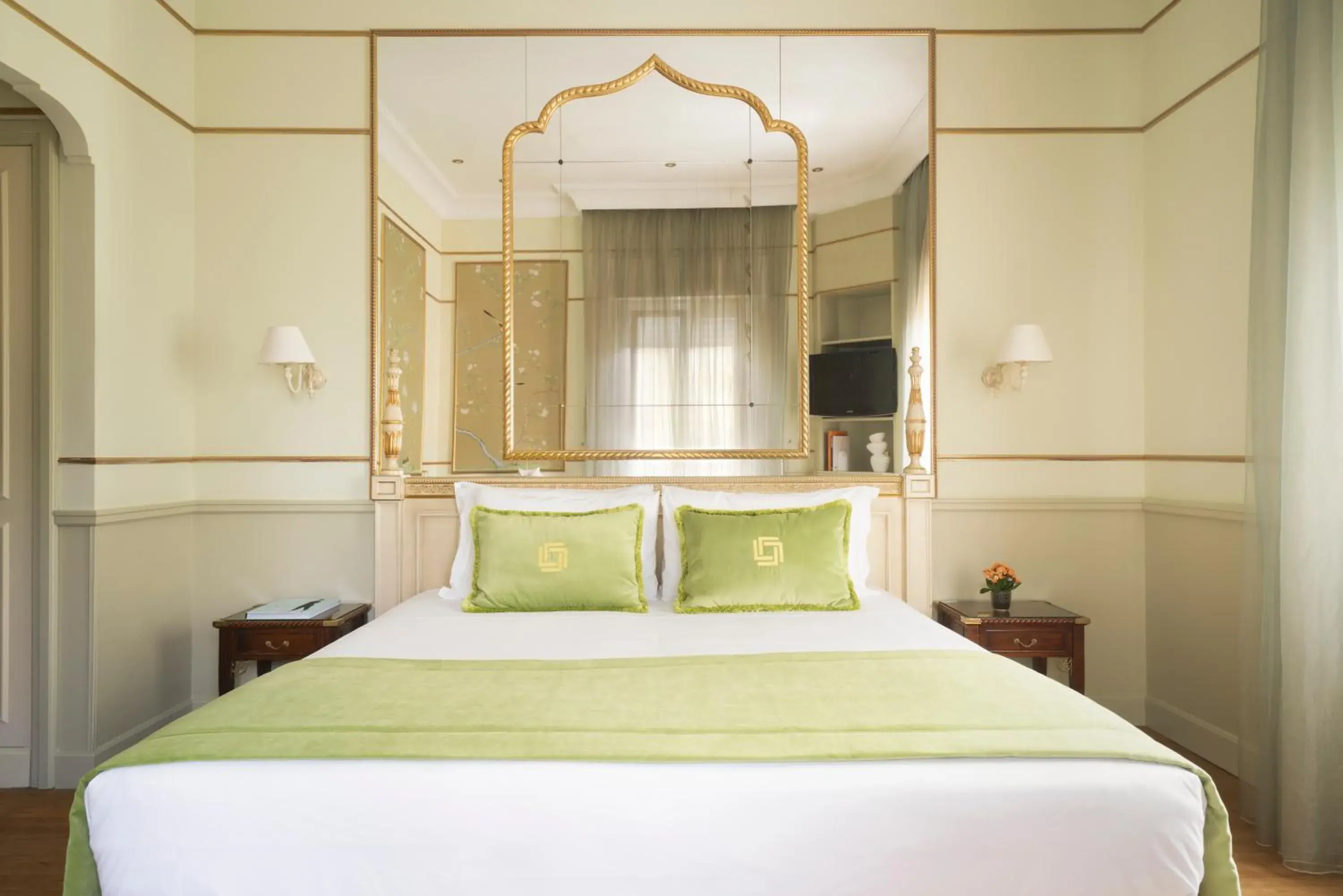 Bed in Hotel Degli Aranci Bed in Hotel Degli Aranci