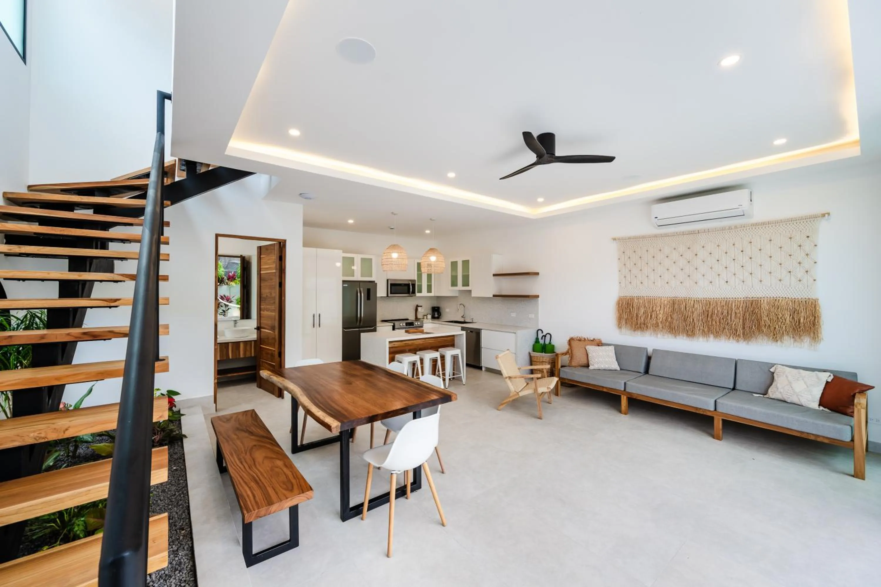 Living room in mVillas Luxury Villas with Beach Club Access & Sauna