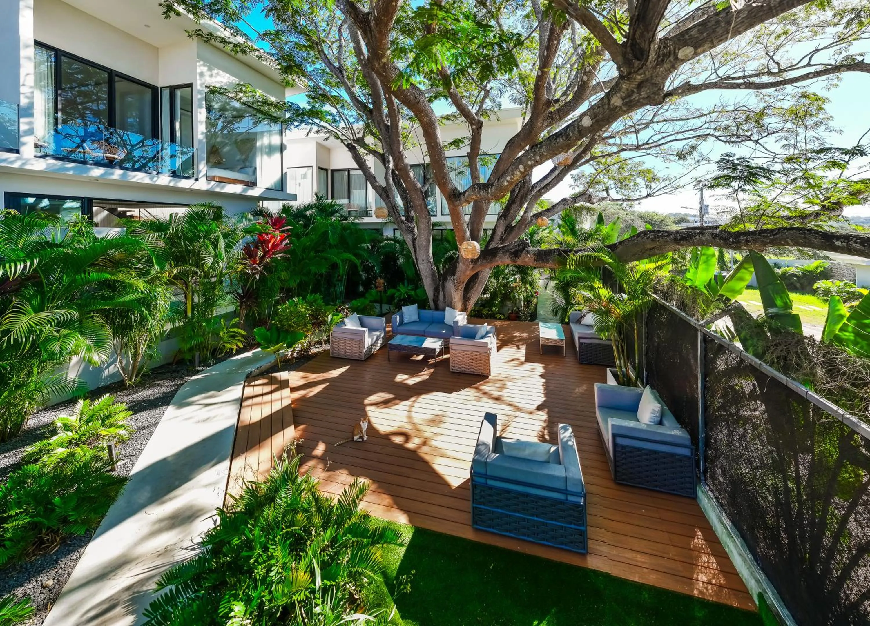 Seating area in mVillas Luxury Villas with Beach Club Access & Sauna