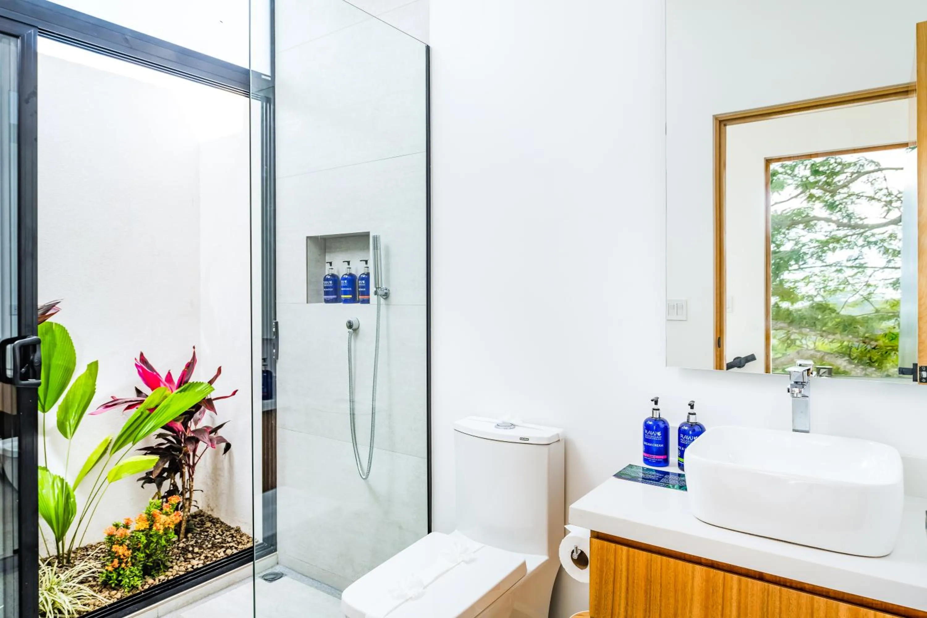 Shower in mVillas Luxury Villas with Beach Club Access & Sauna