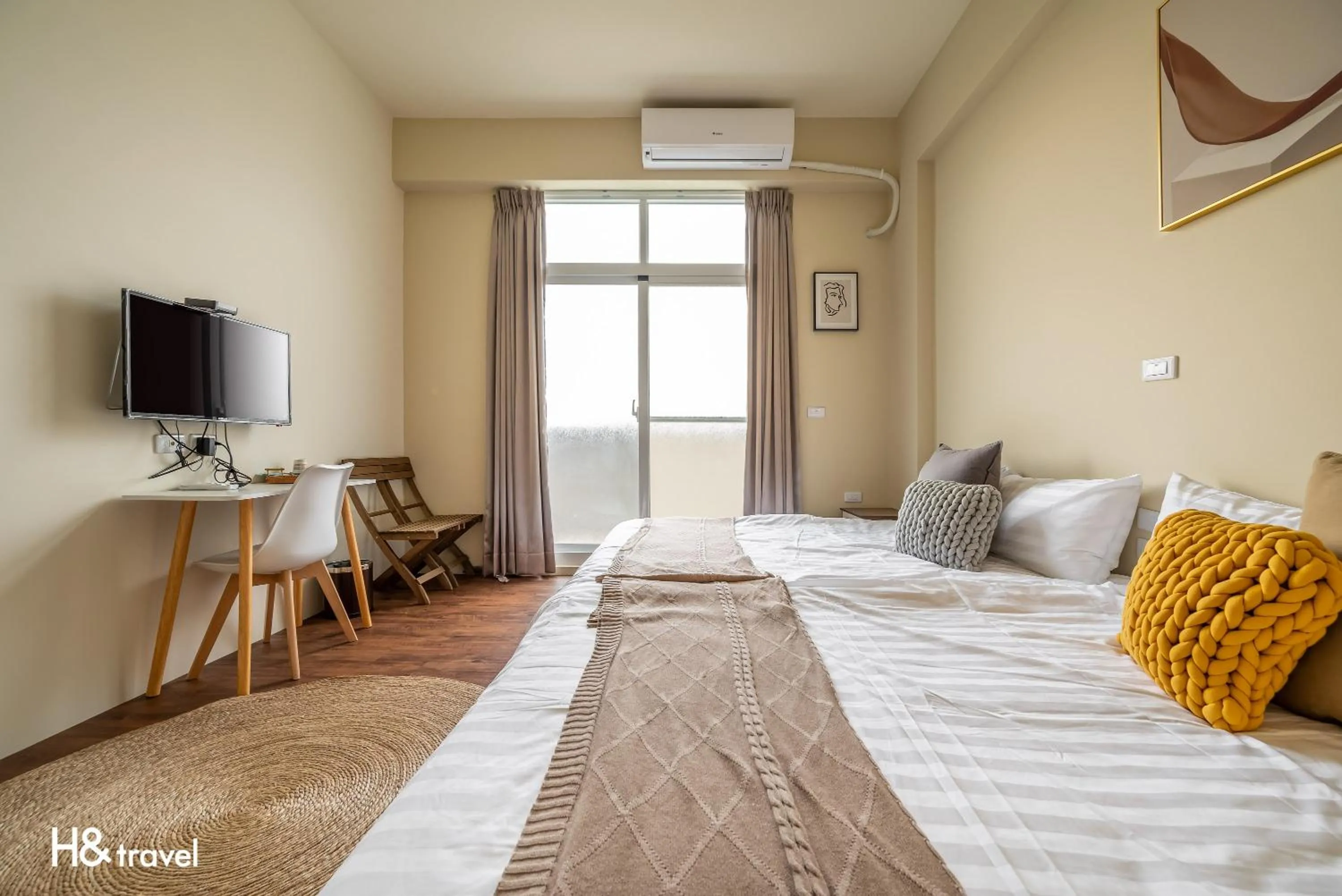 TV and multimedia, Bed in Taitung Yu Krung Smart Stay