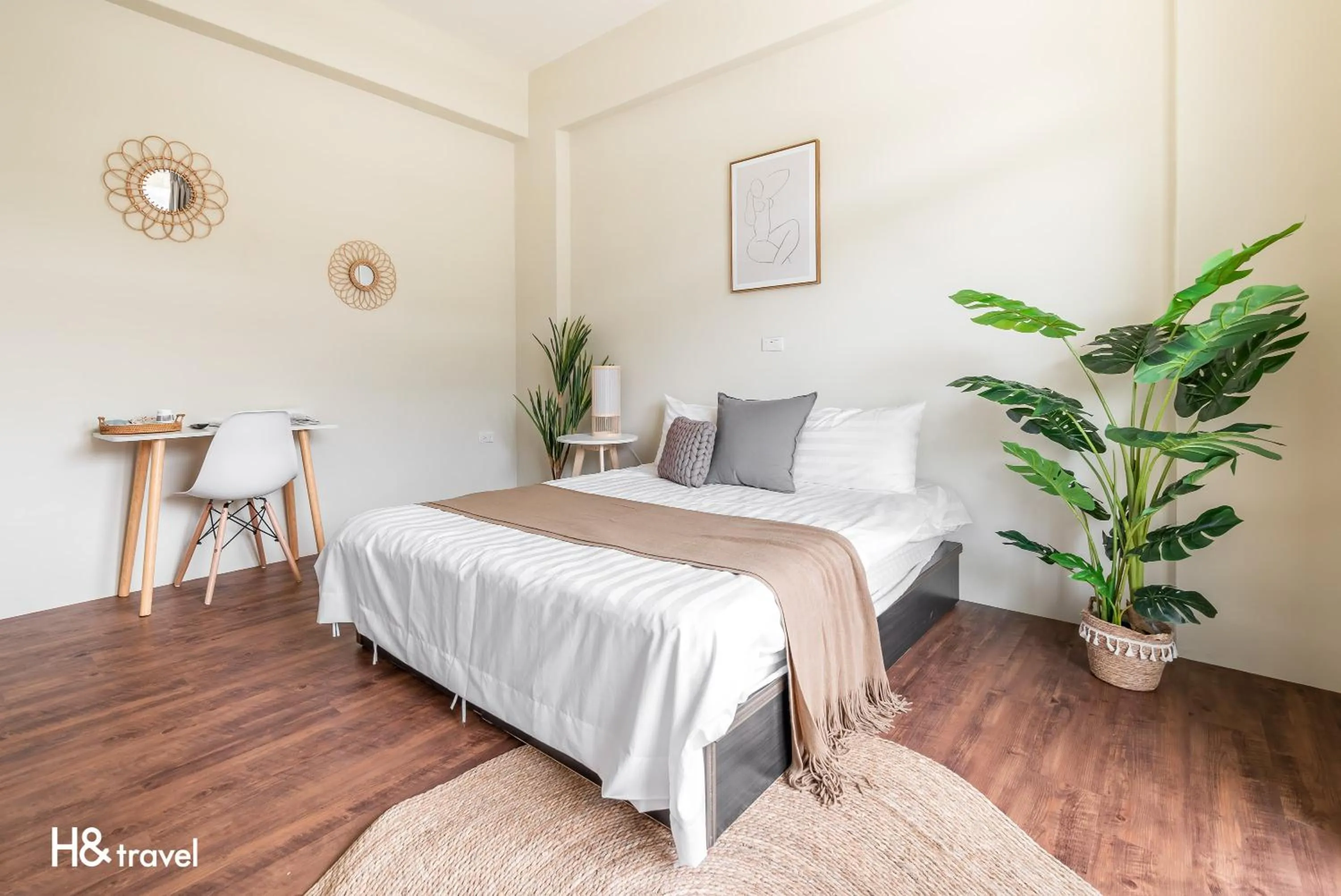 Bed in Taitung Yu Krung Smart Stay