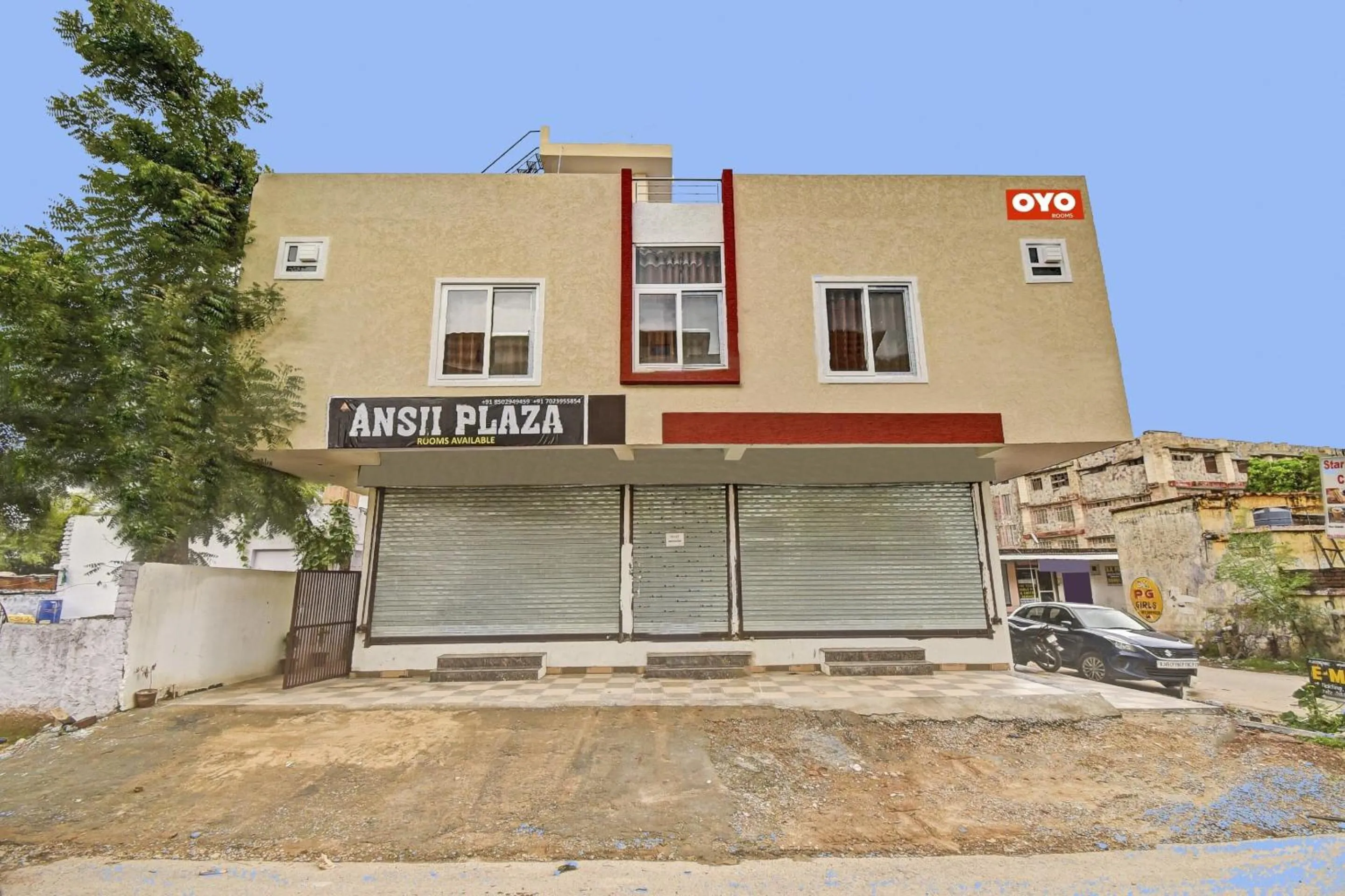 Facade/entrance in Hotel O Ansh Plaza