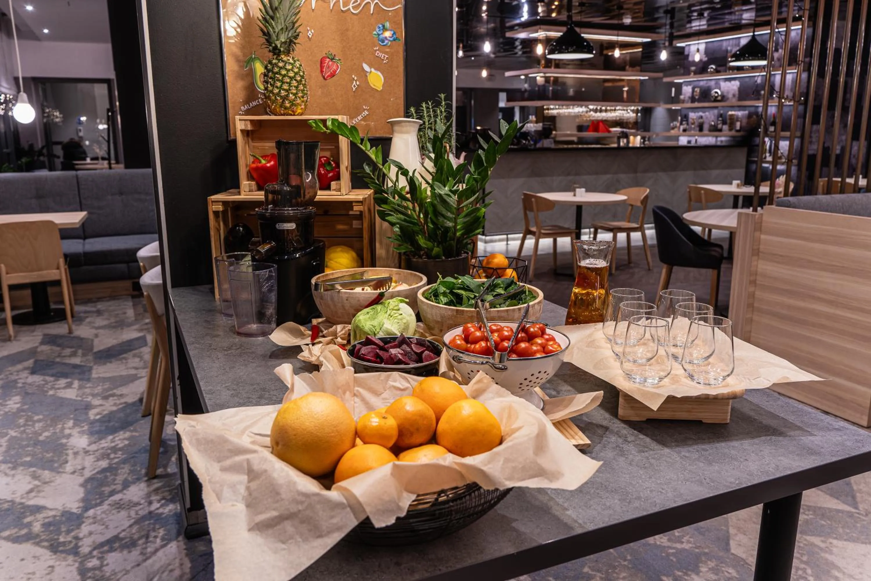 Food and drinks in Novotel Szczecin Centrum