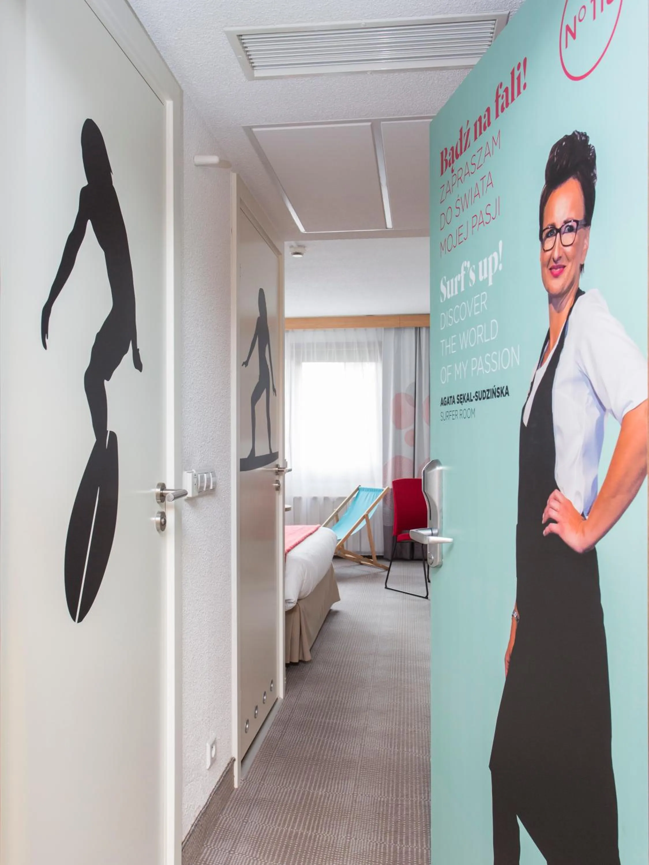 Decorative detail in Novotel Warszawa Airport