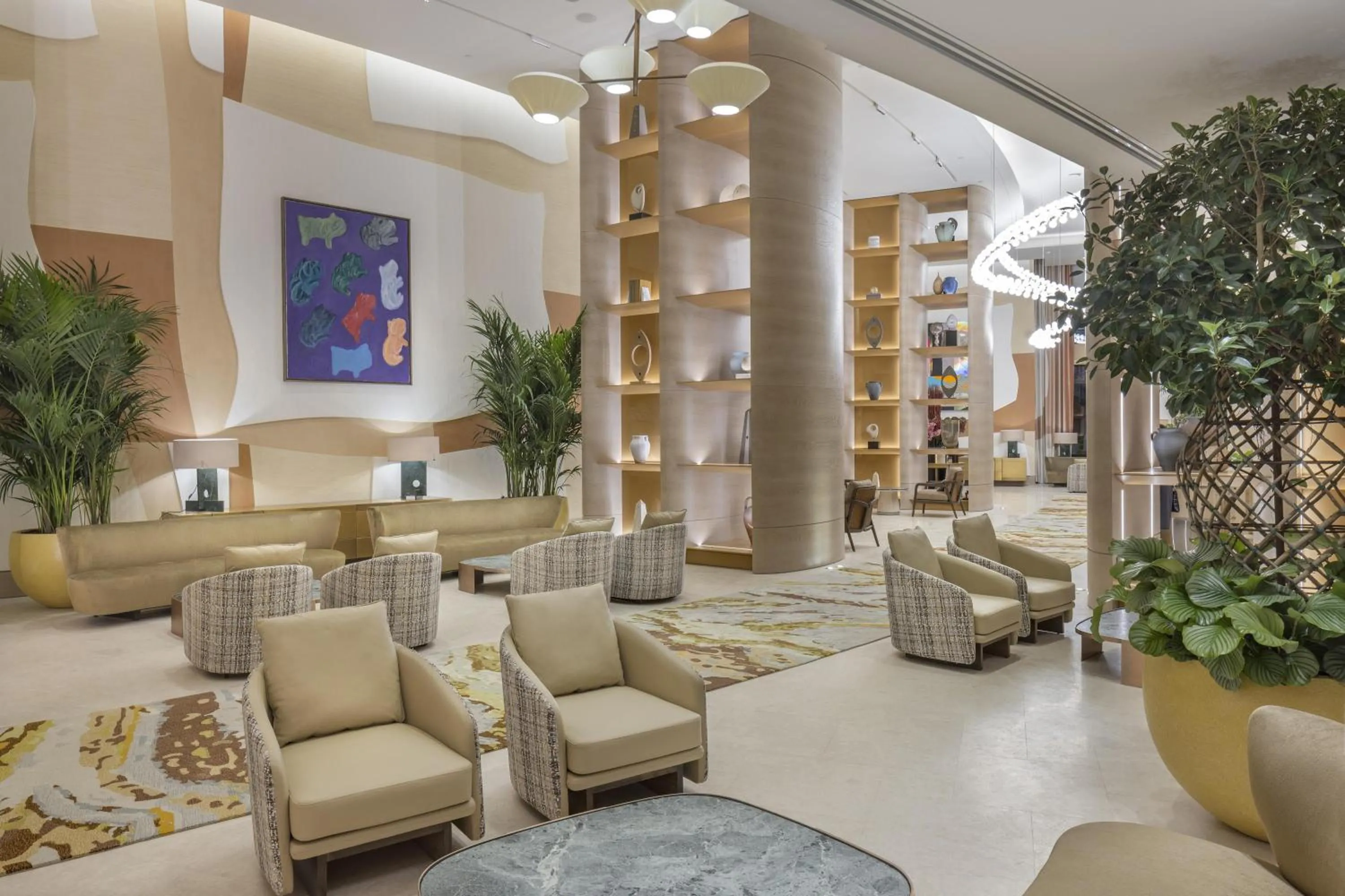Lobby or reception in Grand Hyatt Izmir IstinyePark