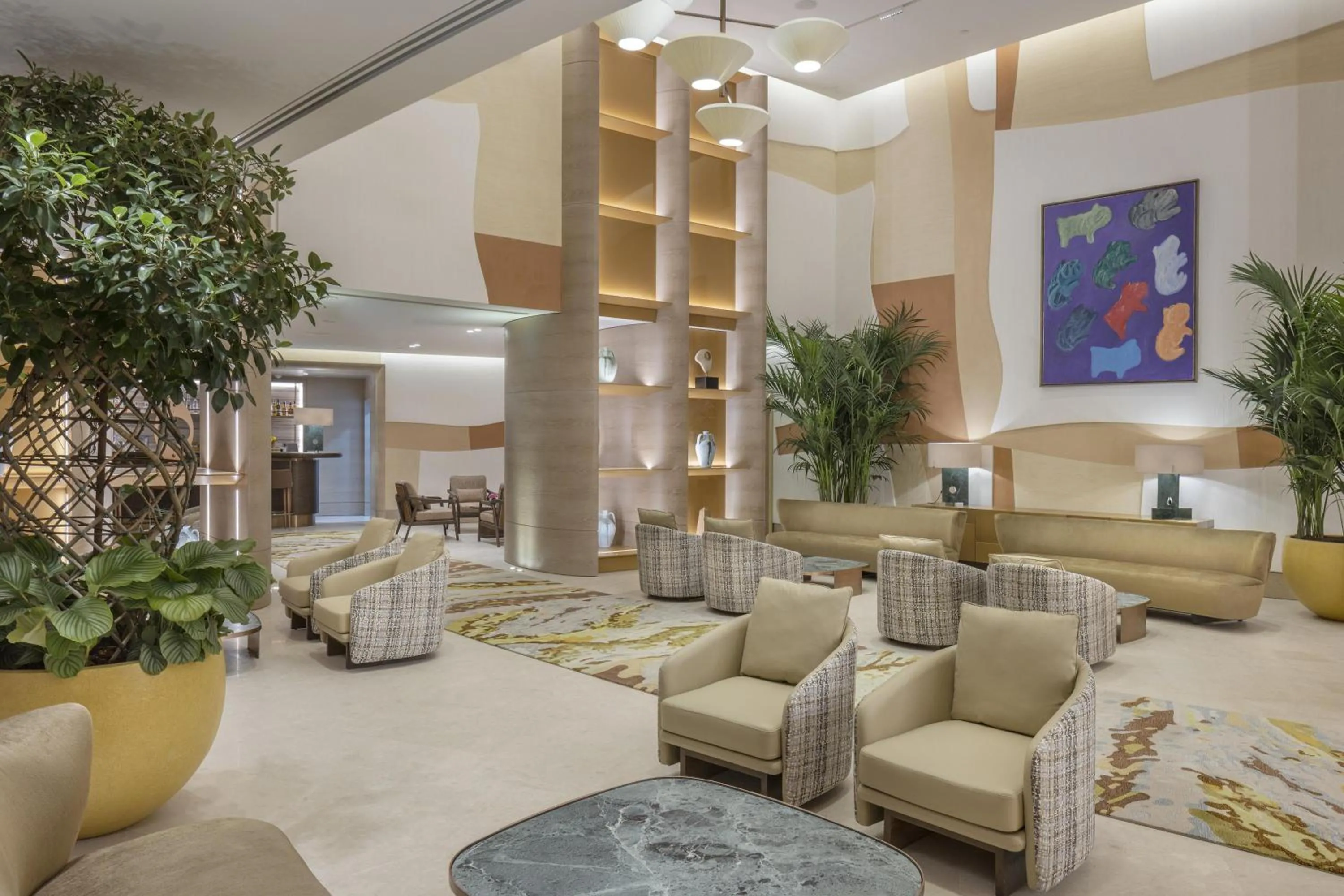 Lobby or reception in Grand Hyatt Izmir IstinyePark