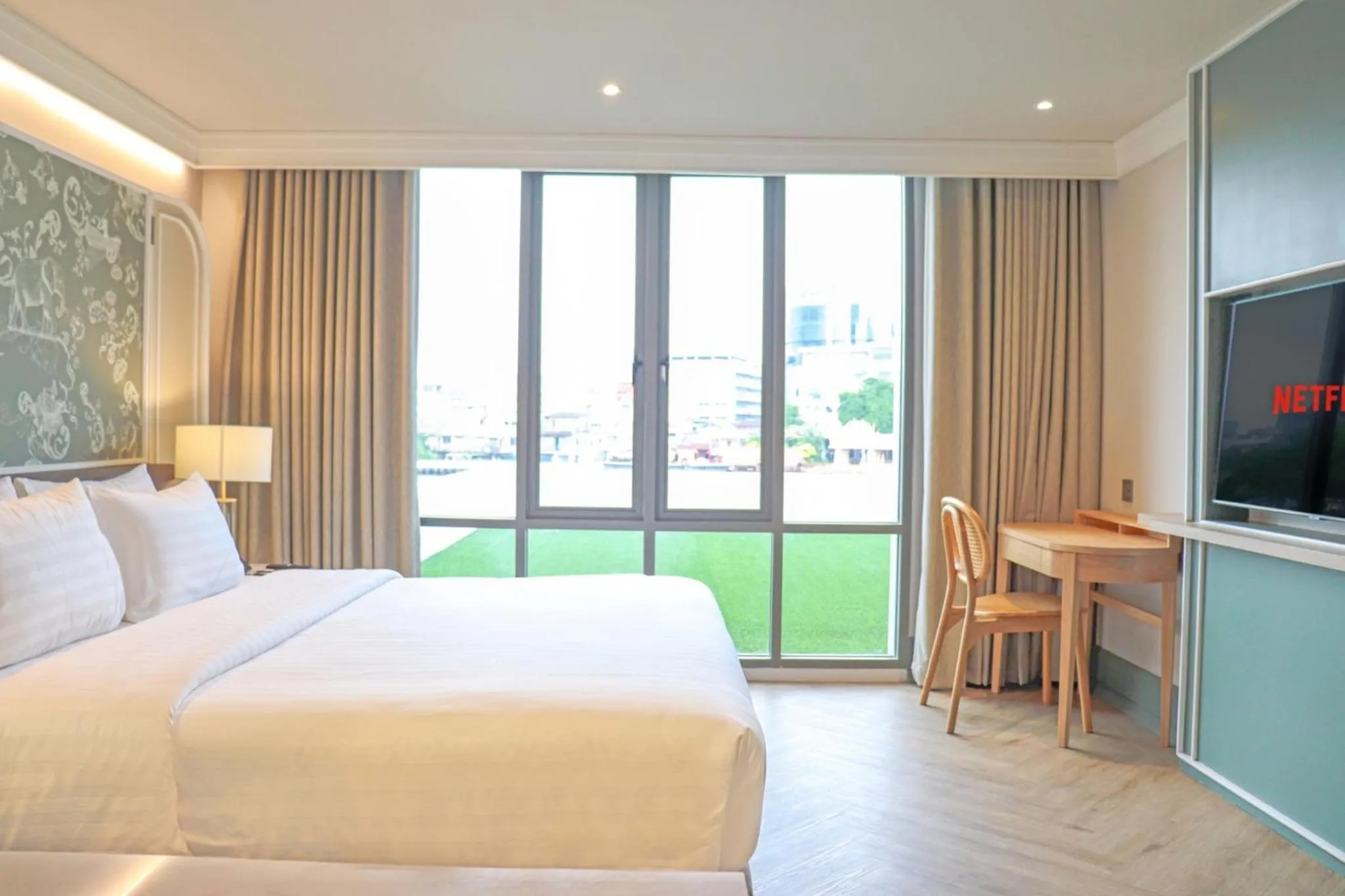 View (from property/room), Bed in The Quarter Chaophraya by UHG