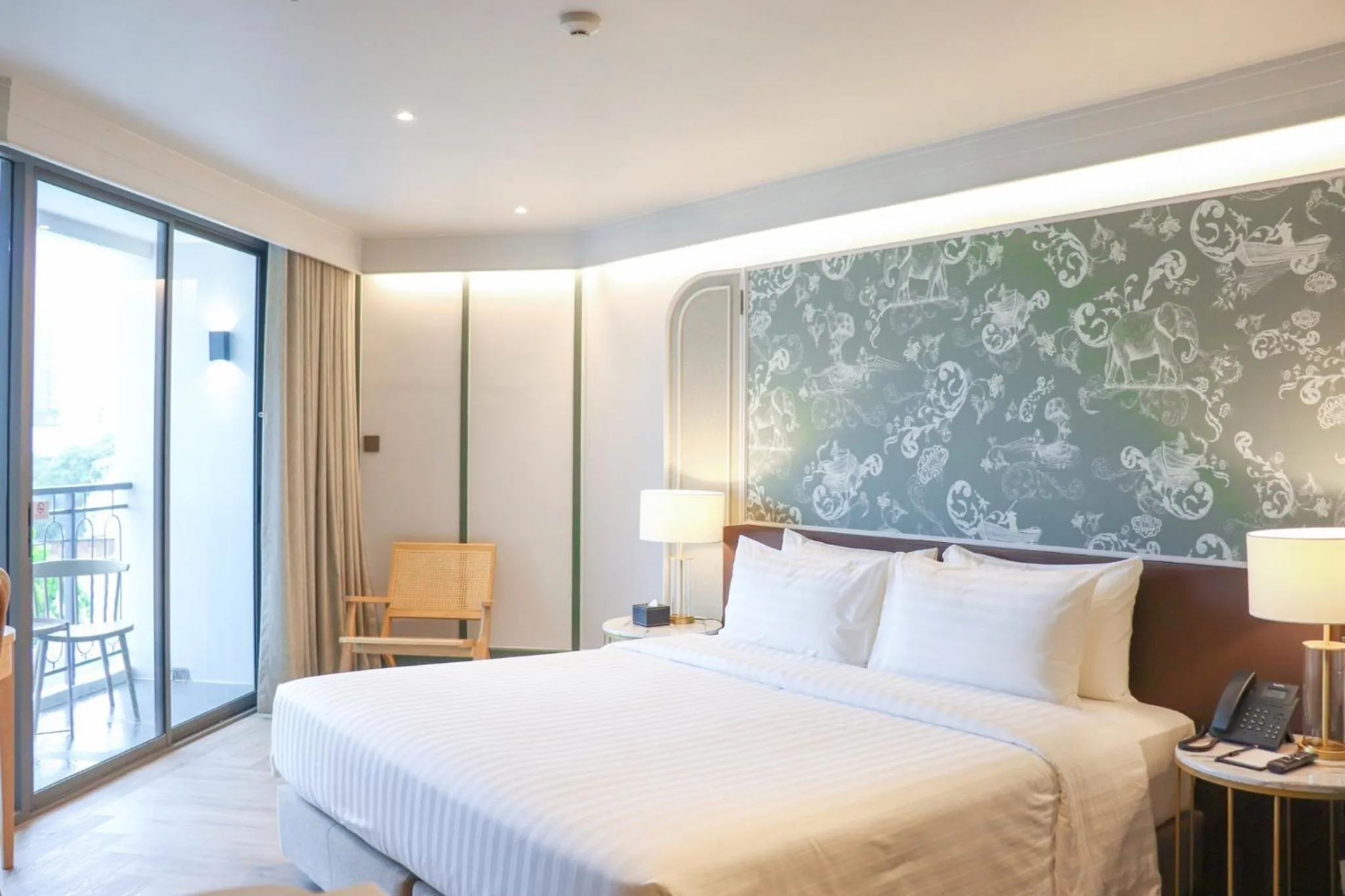 Bedroom, Bed in The Quarter Chaophraya by UHG