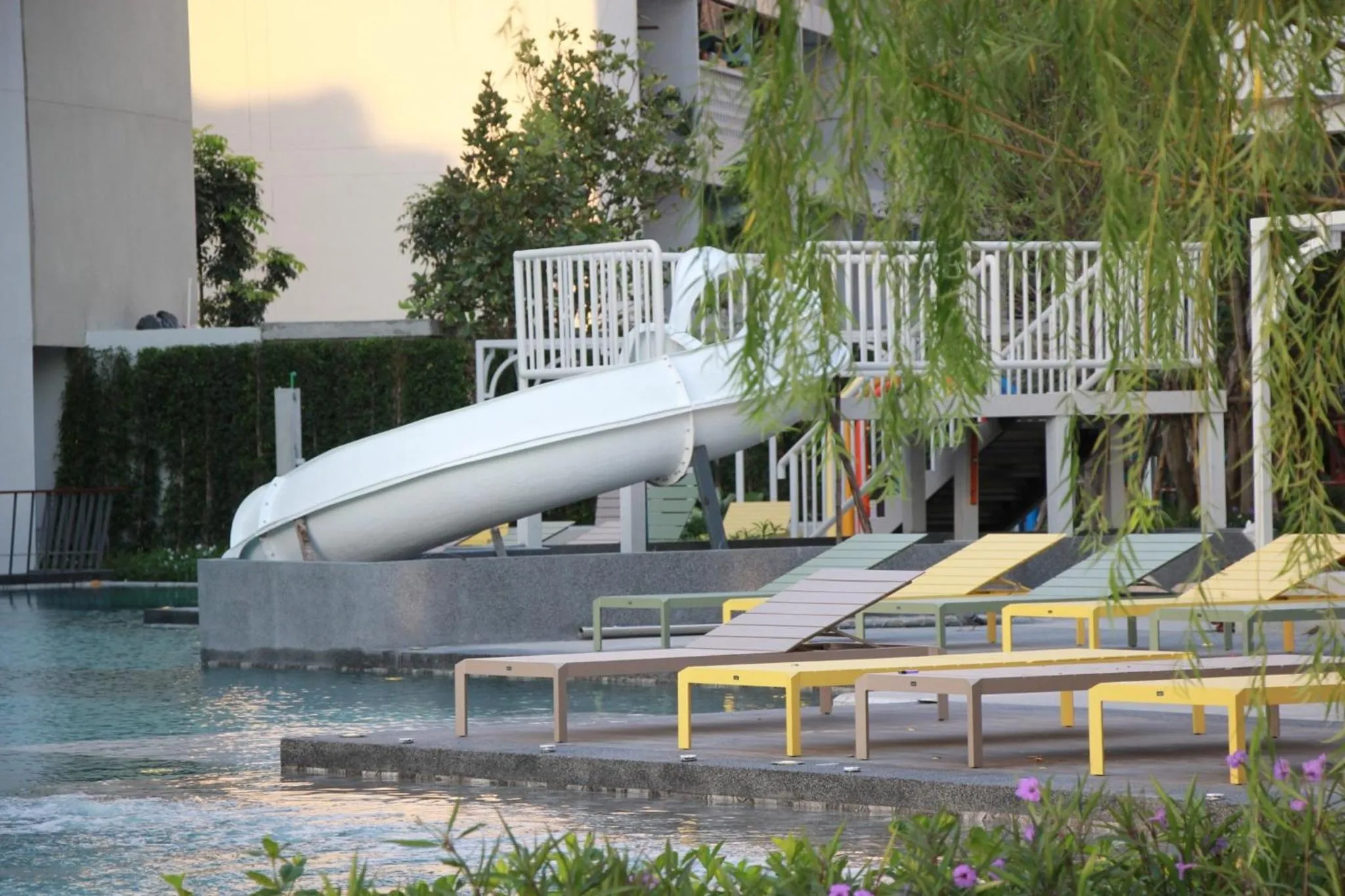 sunbed in The Quarter Chaophraya by UHG