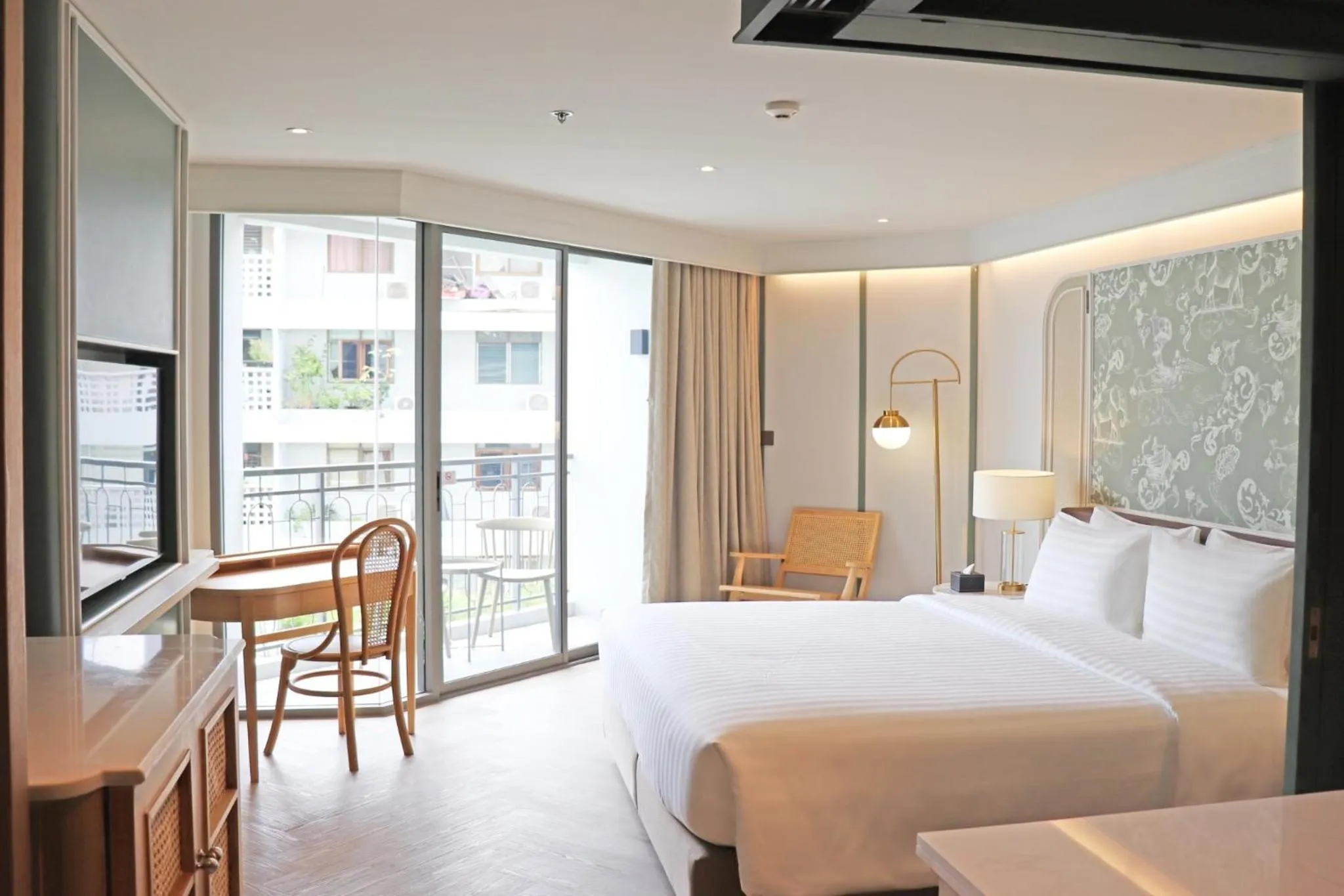 Photo of the whole room, Bed in The Quarter Chaophraya by UHG
