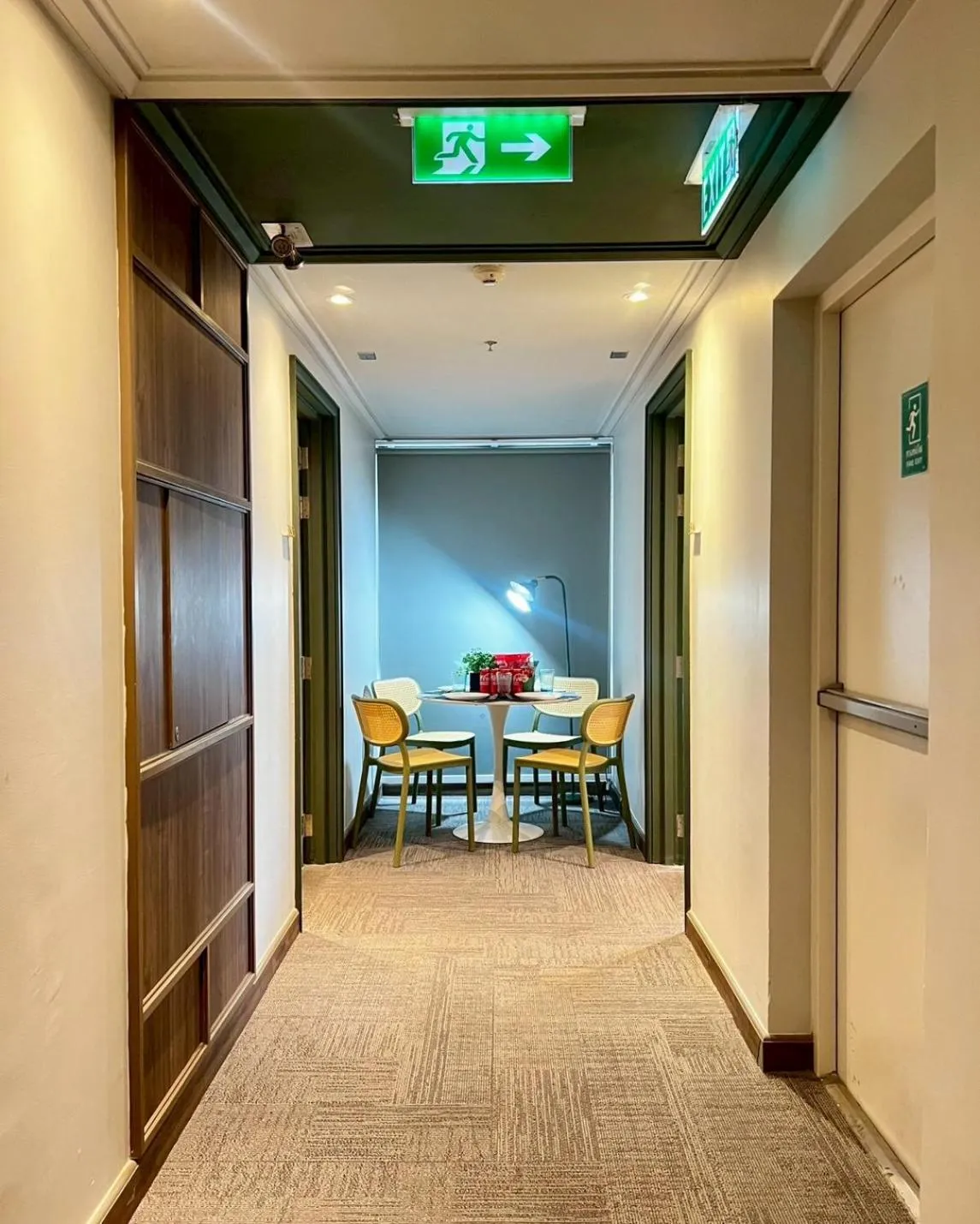 Seating area in The Quarter Chaophraya by UHG