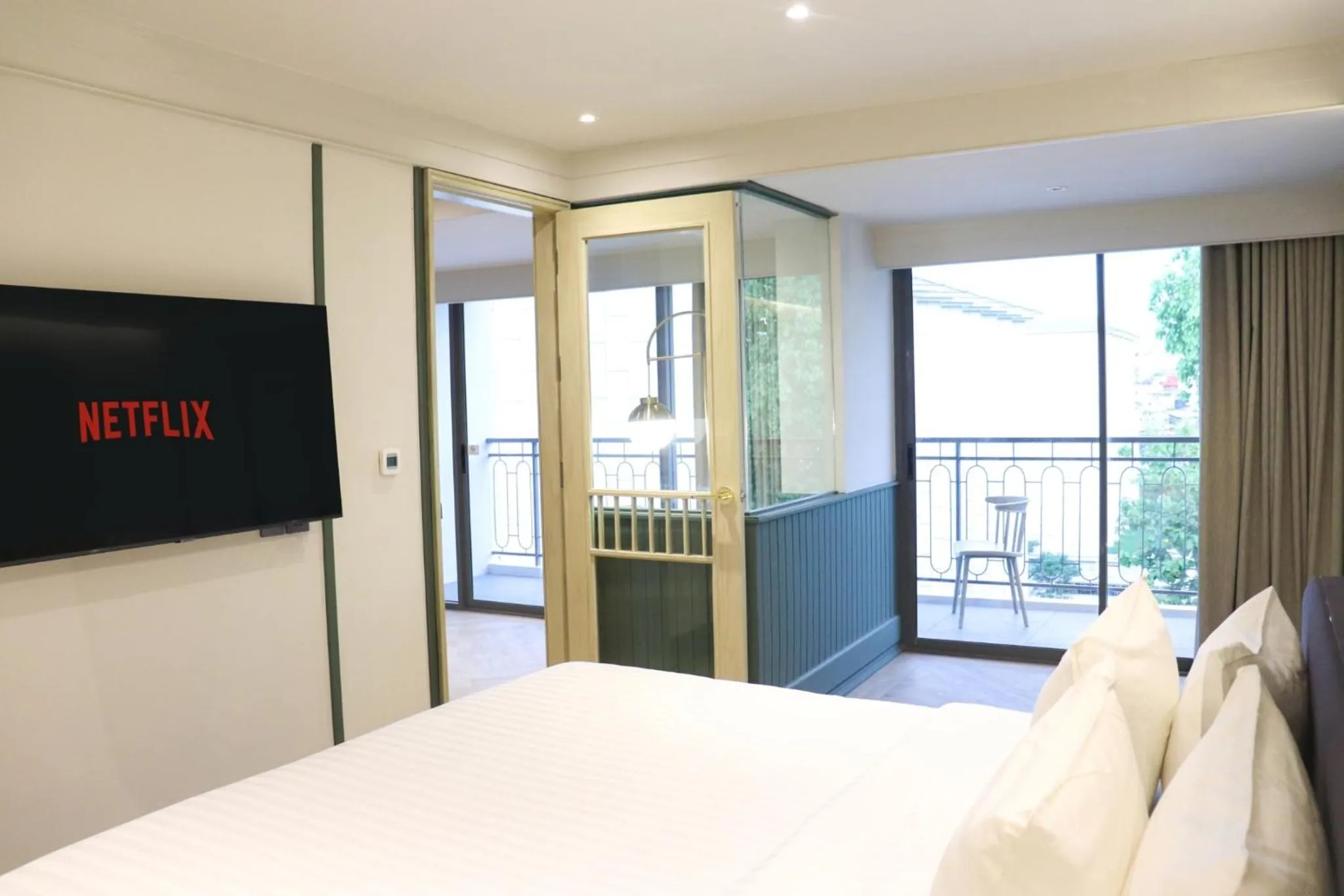 View (from property/room), Bed in The Quarter Chaophraya by UHG