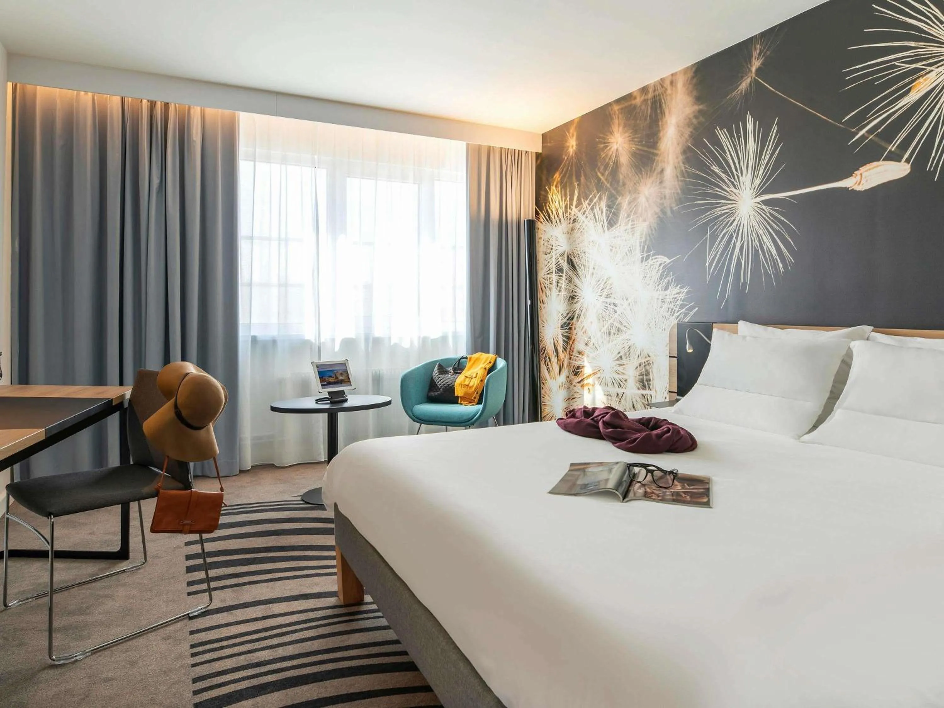 Bedroom, Bed in Novotel Wrocław City