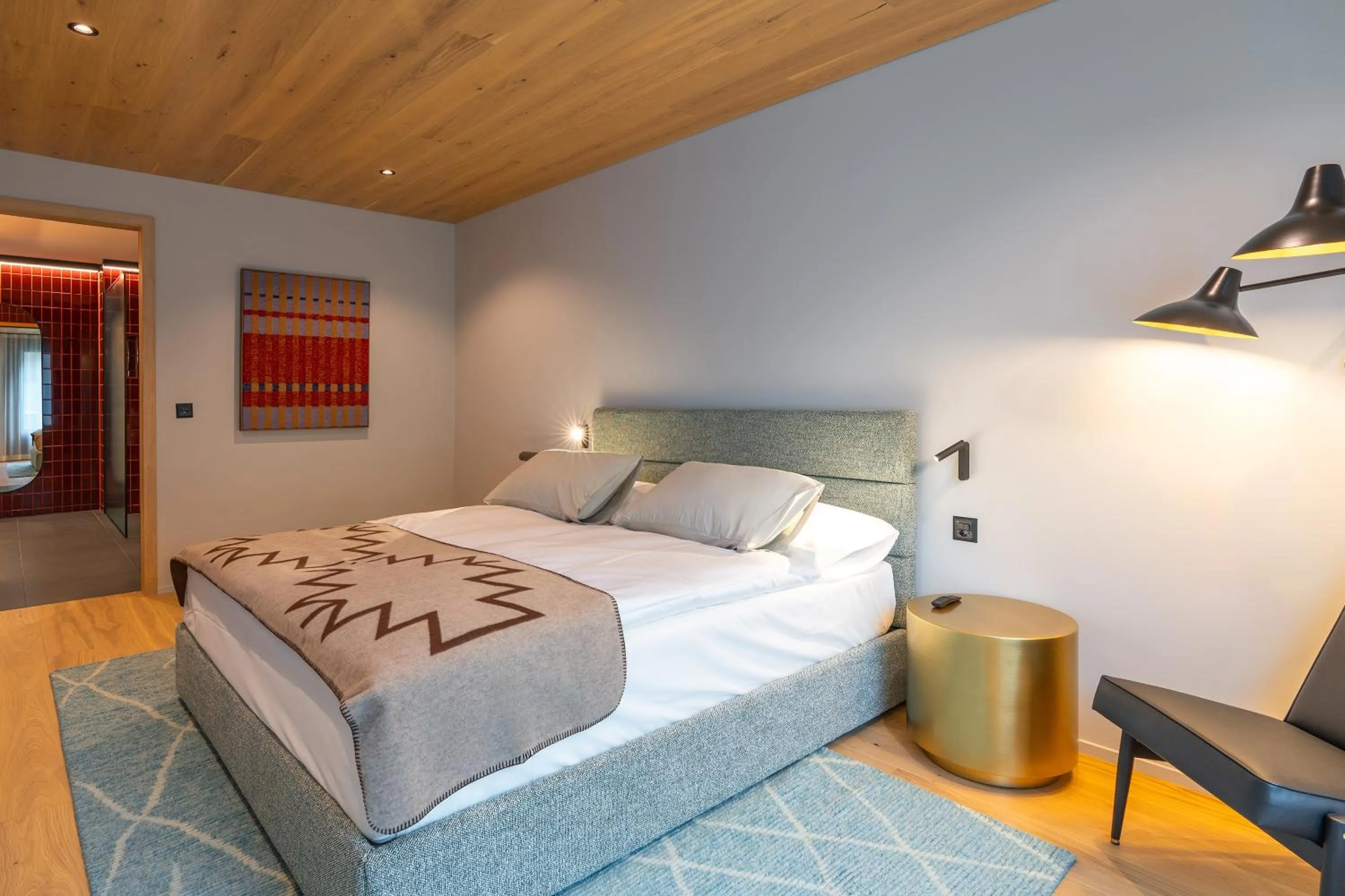 Bedroom, Bed in Sunstar Pontresina