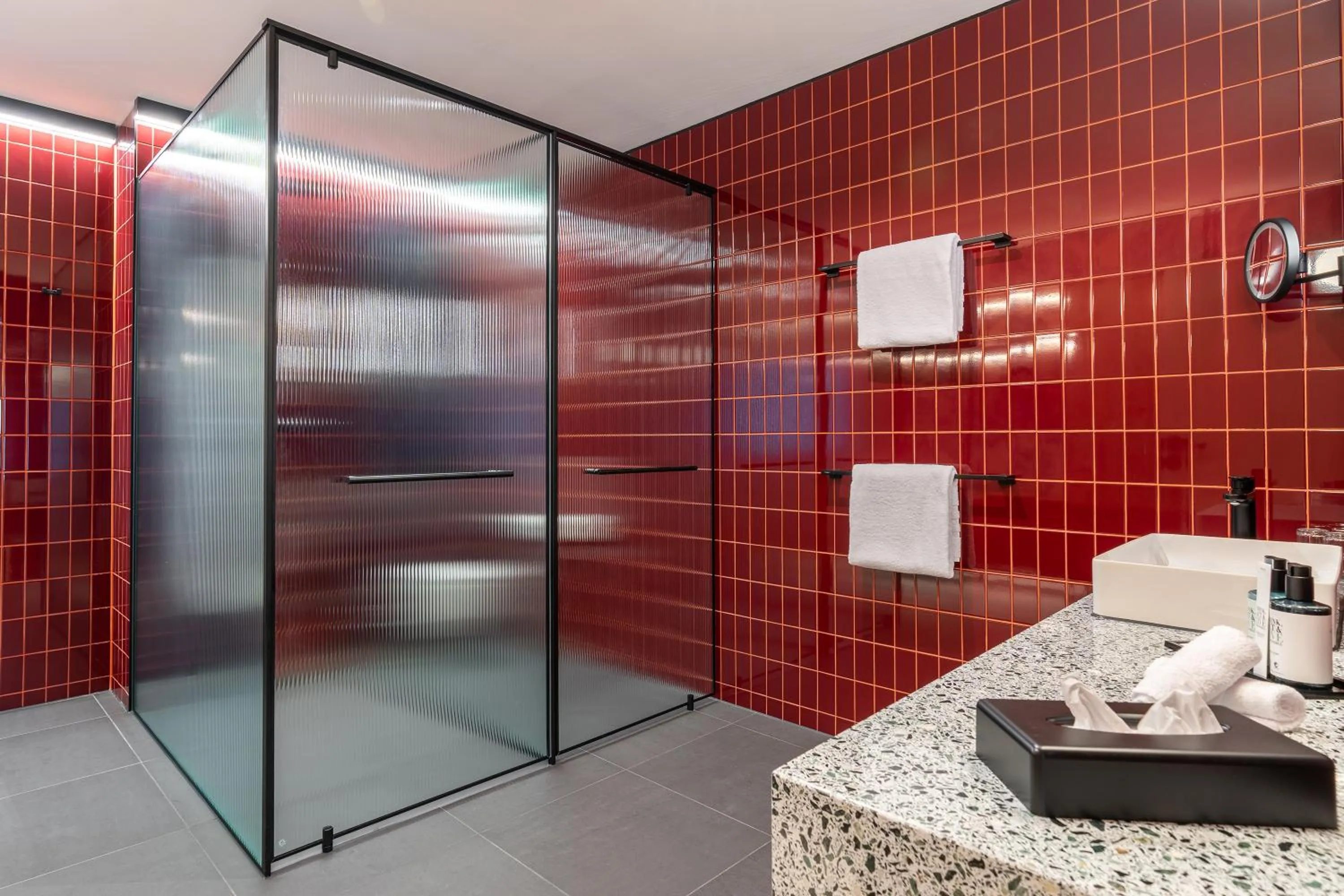 Bathroom in Sunstar Pontresina