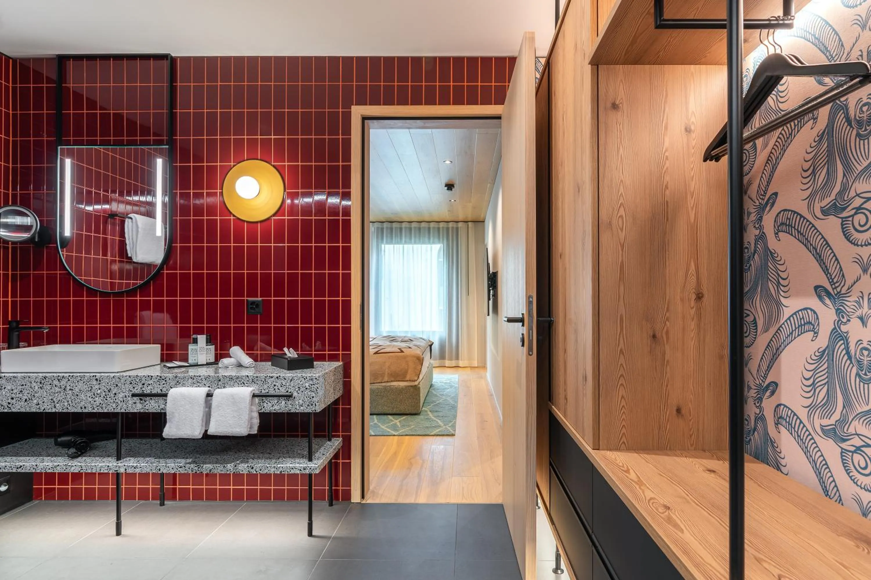 Bathroom in Sunstar Pontresina