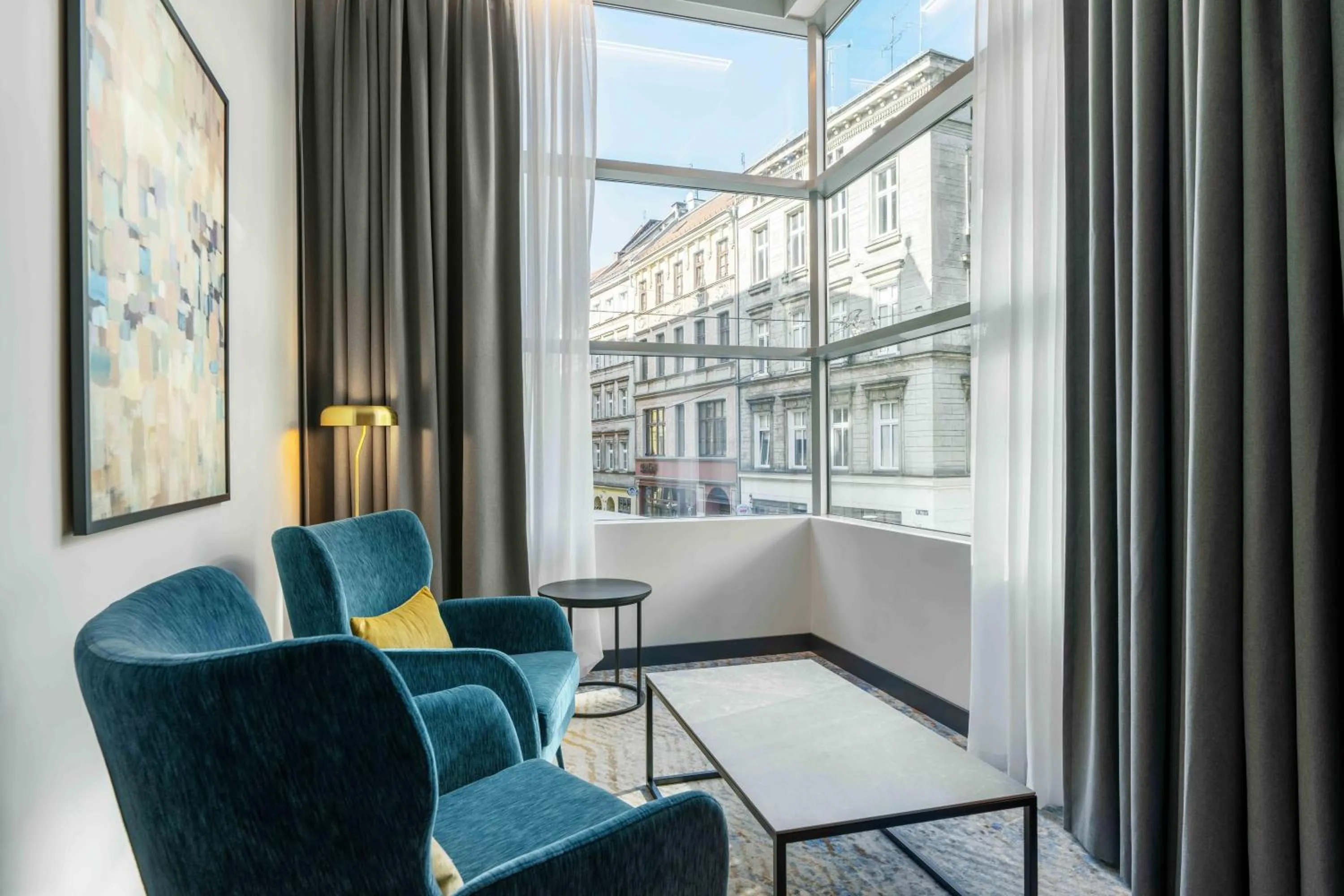 Seating area in Wyndham Wroclaw Old Town