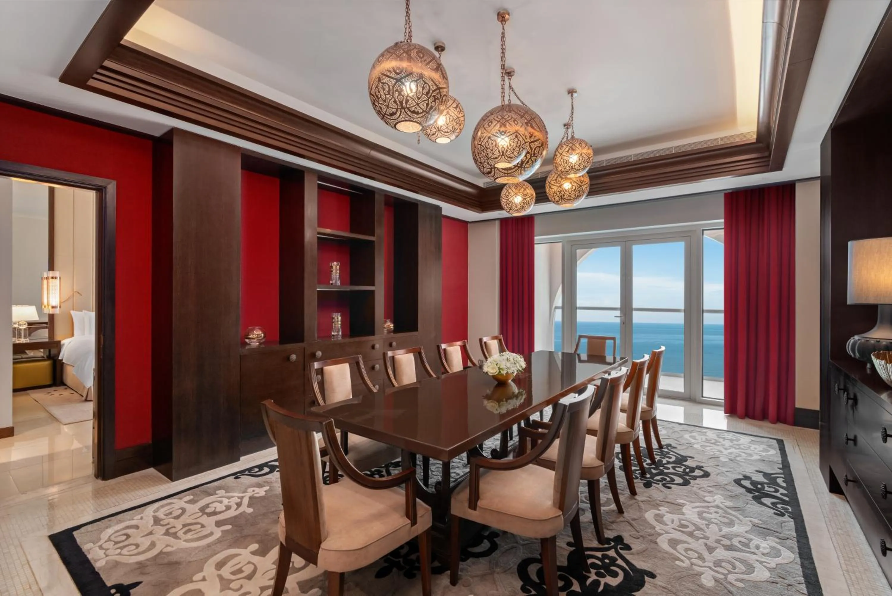 Dining area in Rixos Marina Abu Dhabi