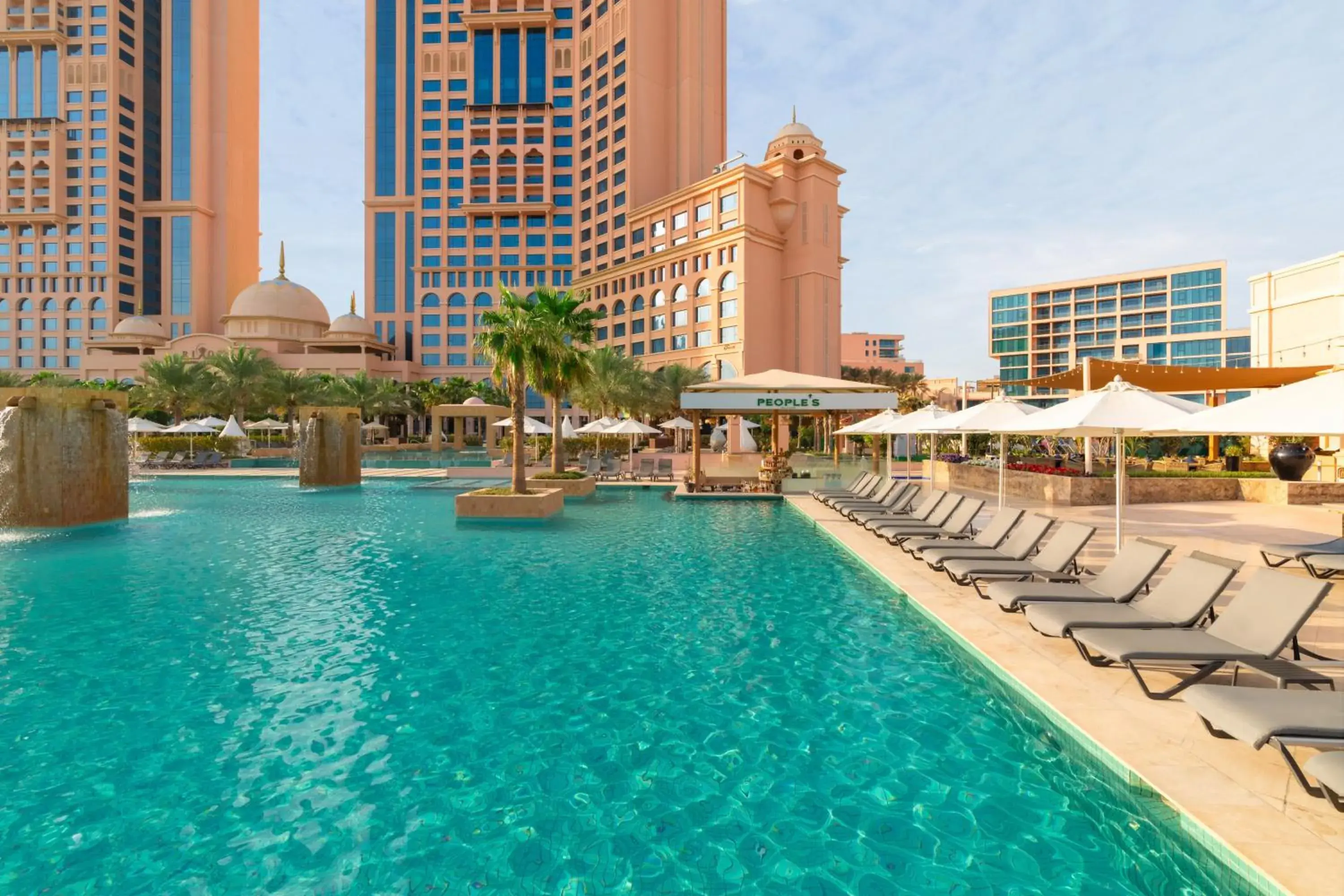 Swimming pool in Rixos Marina Abu Dhabi Swimming pool in Rixos Marina Abu Dhabi