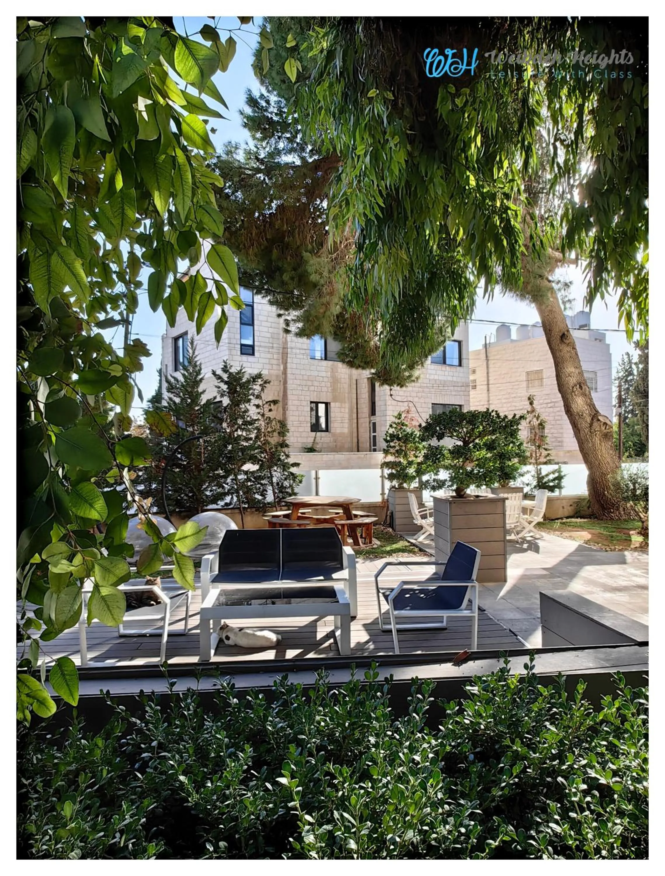 Garden in Weibdeh Heights Hotel Suites
