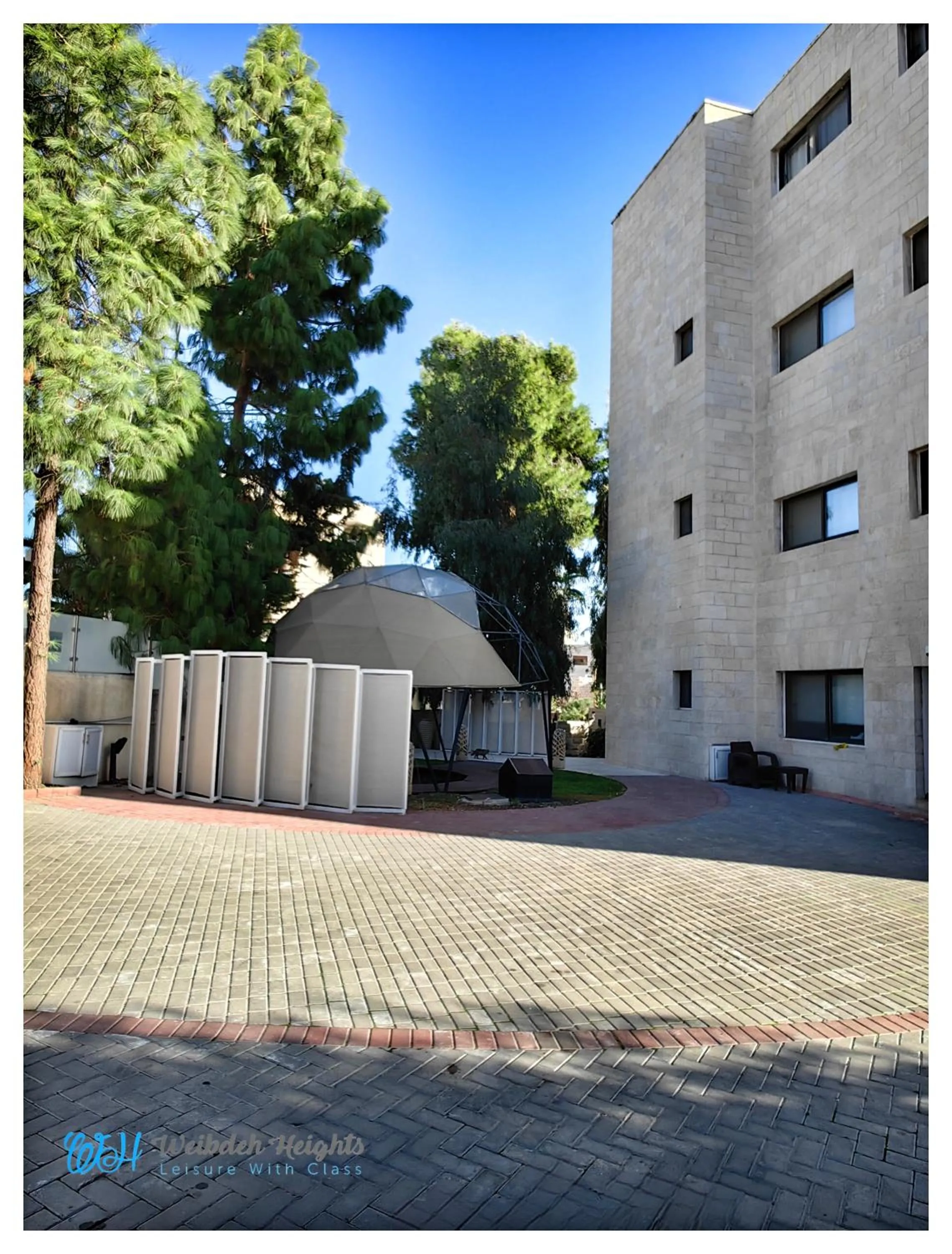 Property building in Weibdeh Heights Hotel Suites