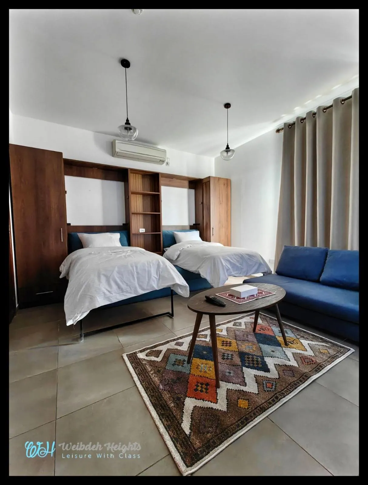 Living room, Bed in Weibdeh Heights Hotel Suites
