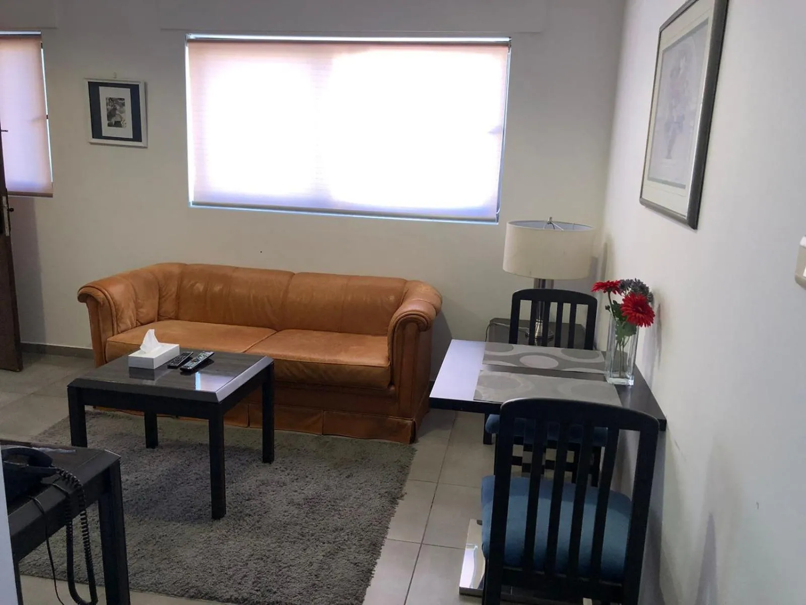Seating area in Weibdeh Heights Hotel Suites