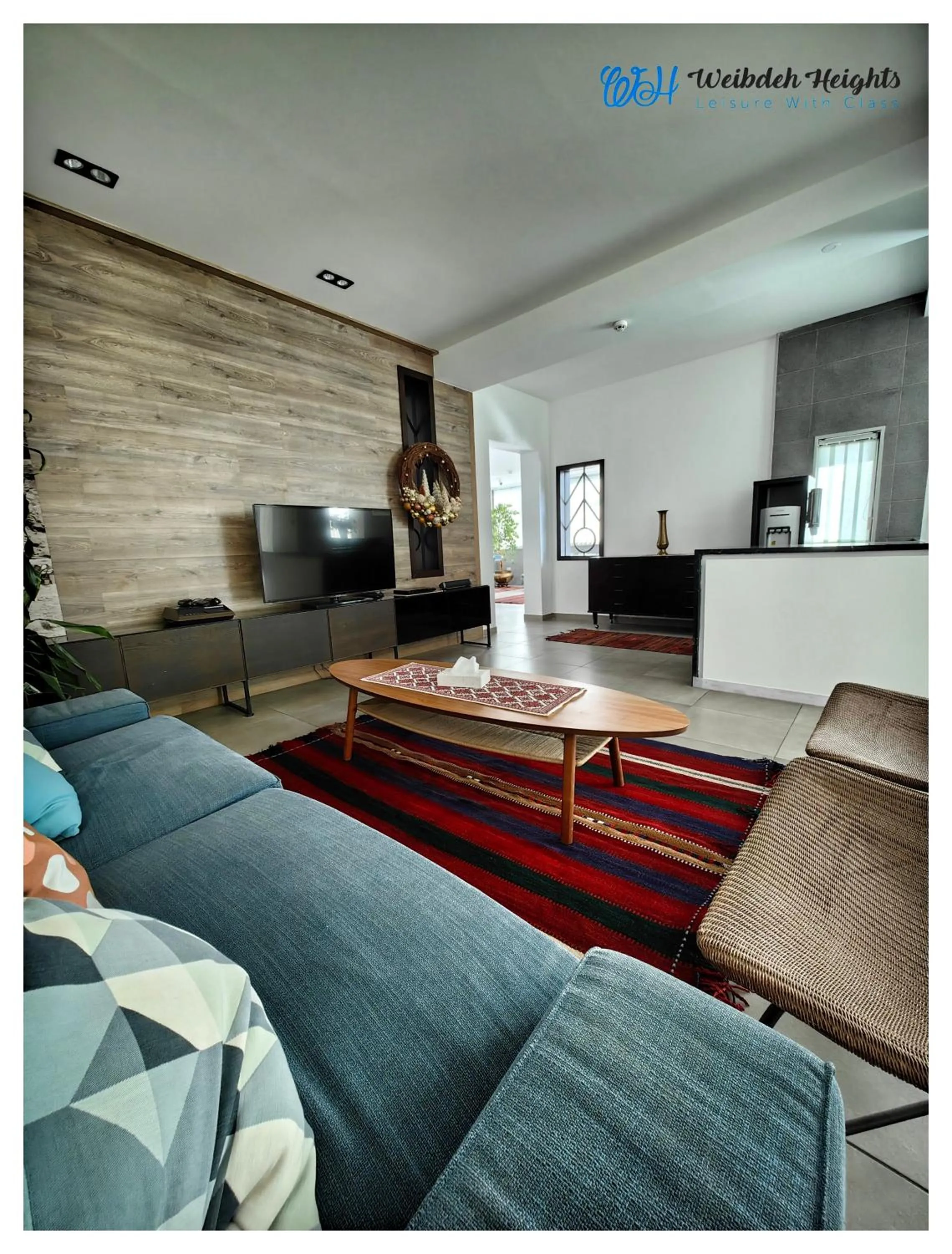 Seating area in Weibdeh Heights Hotel Suites