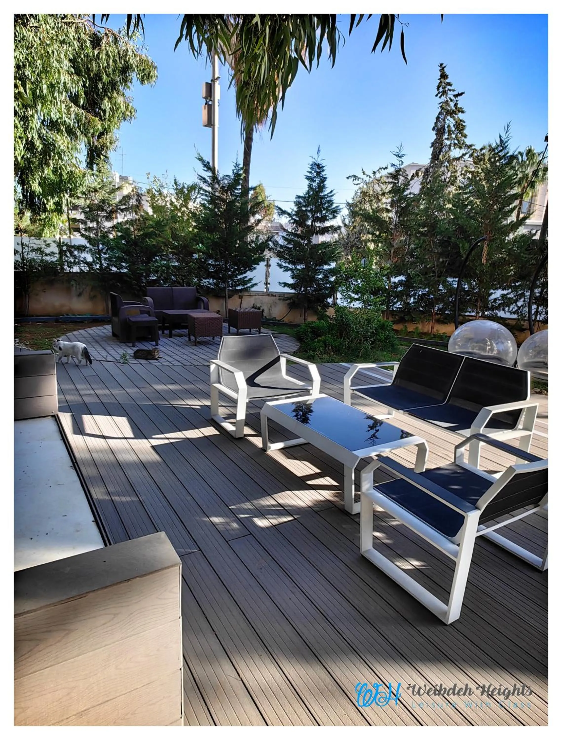Garden in Weibdeh Heights Hotel Suites