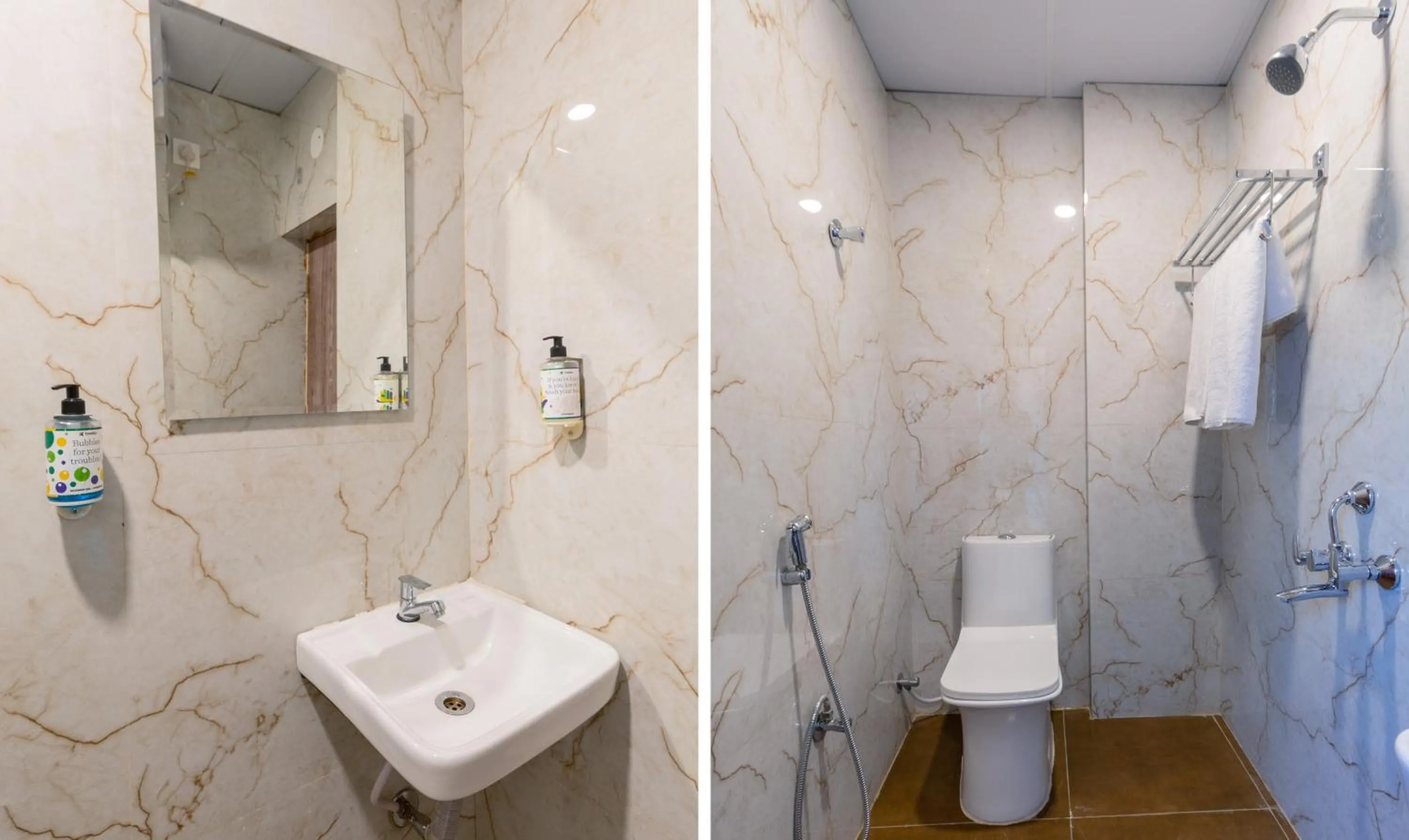 Bathroom in Treebo Seventh Heaven Kukatpally