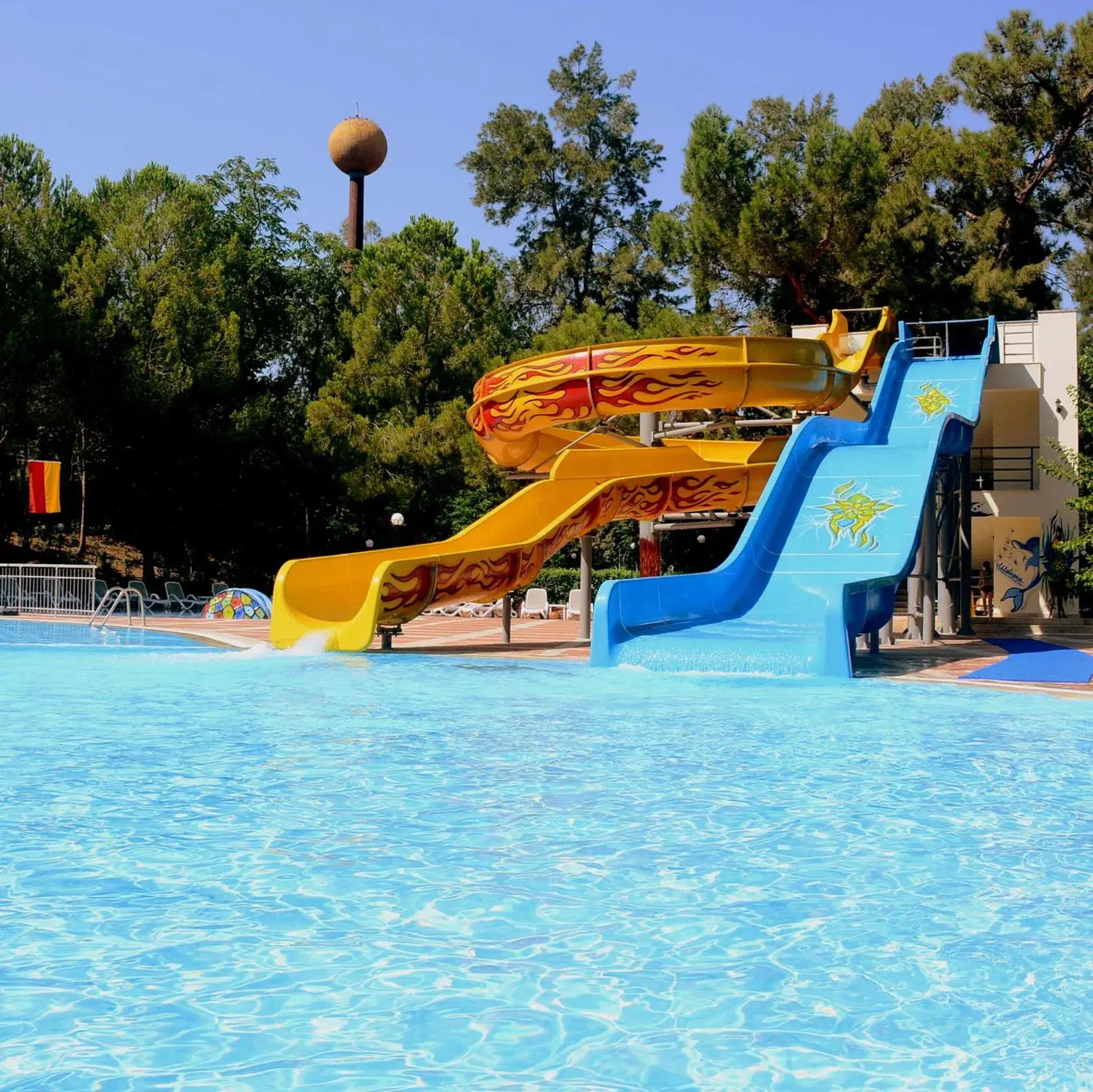 Aqua park, Water Park in Meder Resort Hotel - Ultra All Inclusive