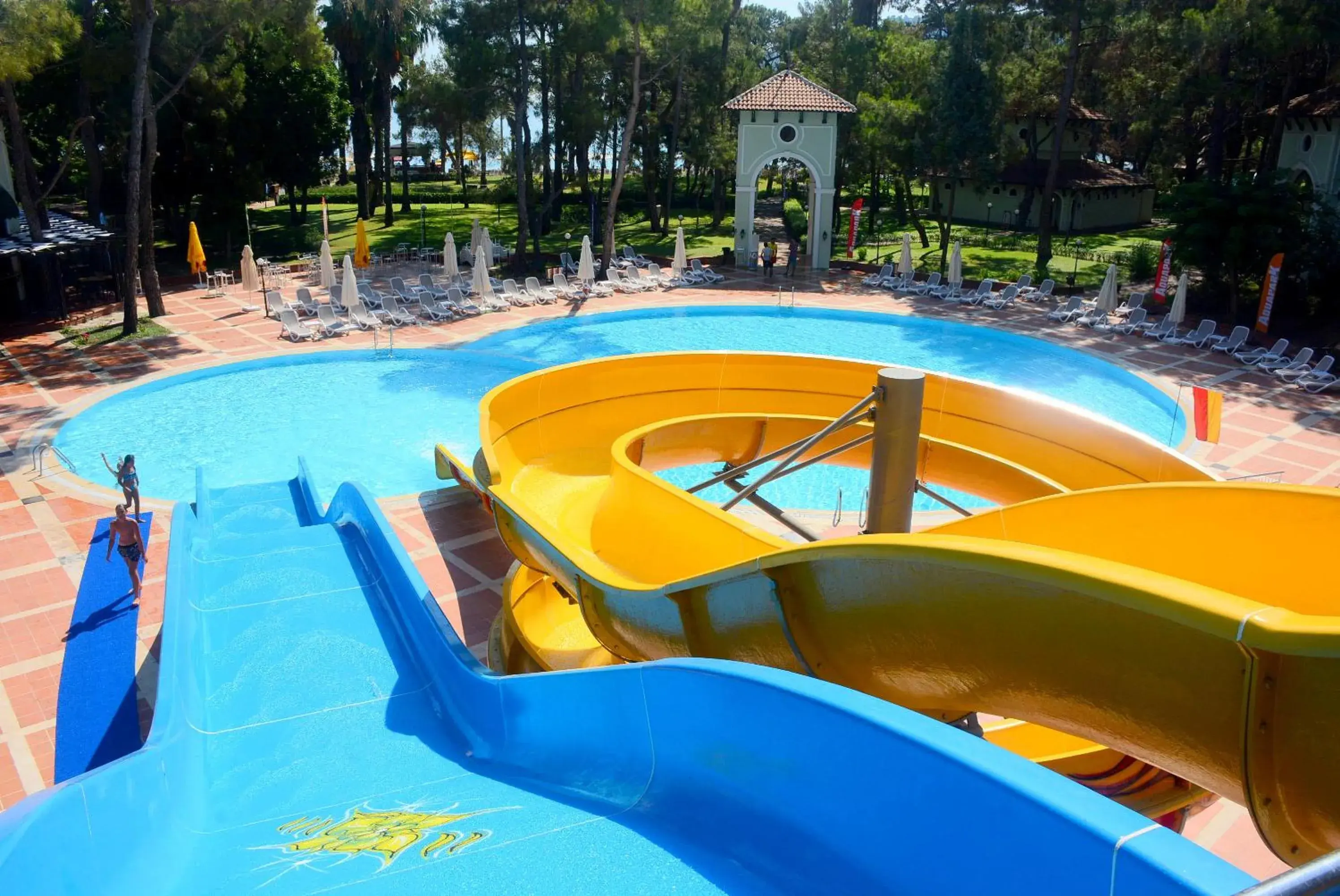 Aqua park, Water Park in Meder Resort Hotel - Ultra All Inclusive