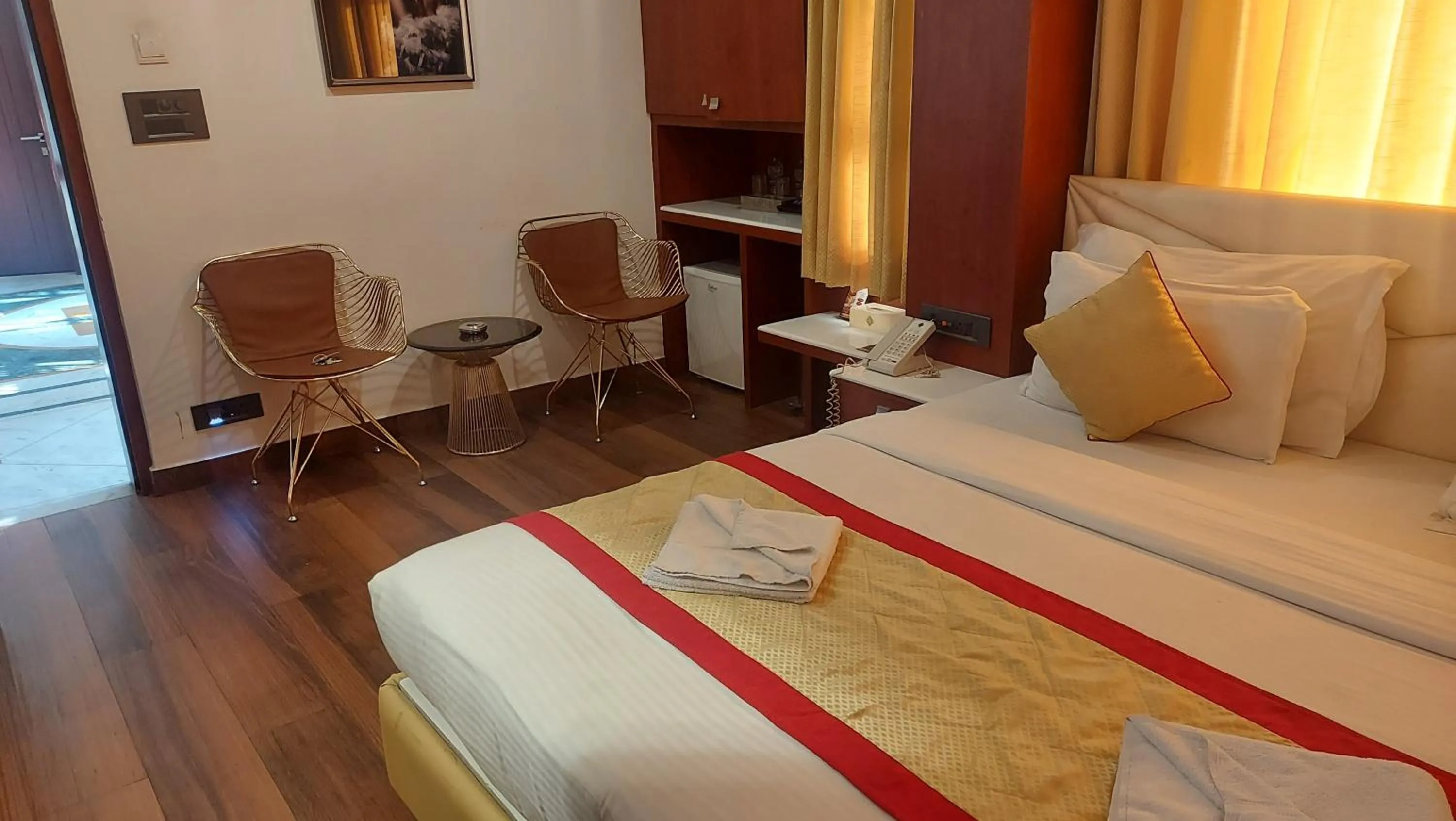 Photo of the whole room, Bed in Hotel Manila