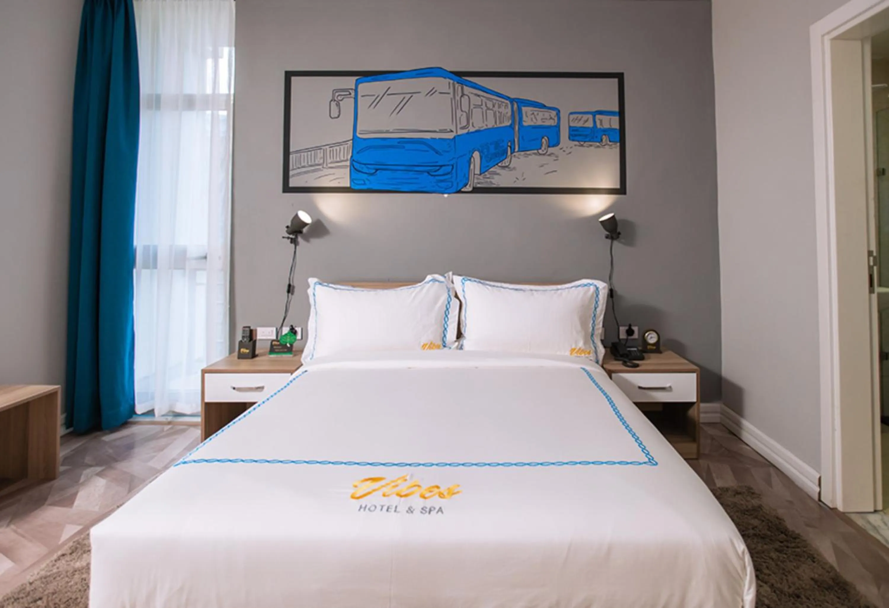 Property building, Bed in Vibes Hotel and Spa