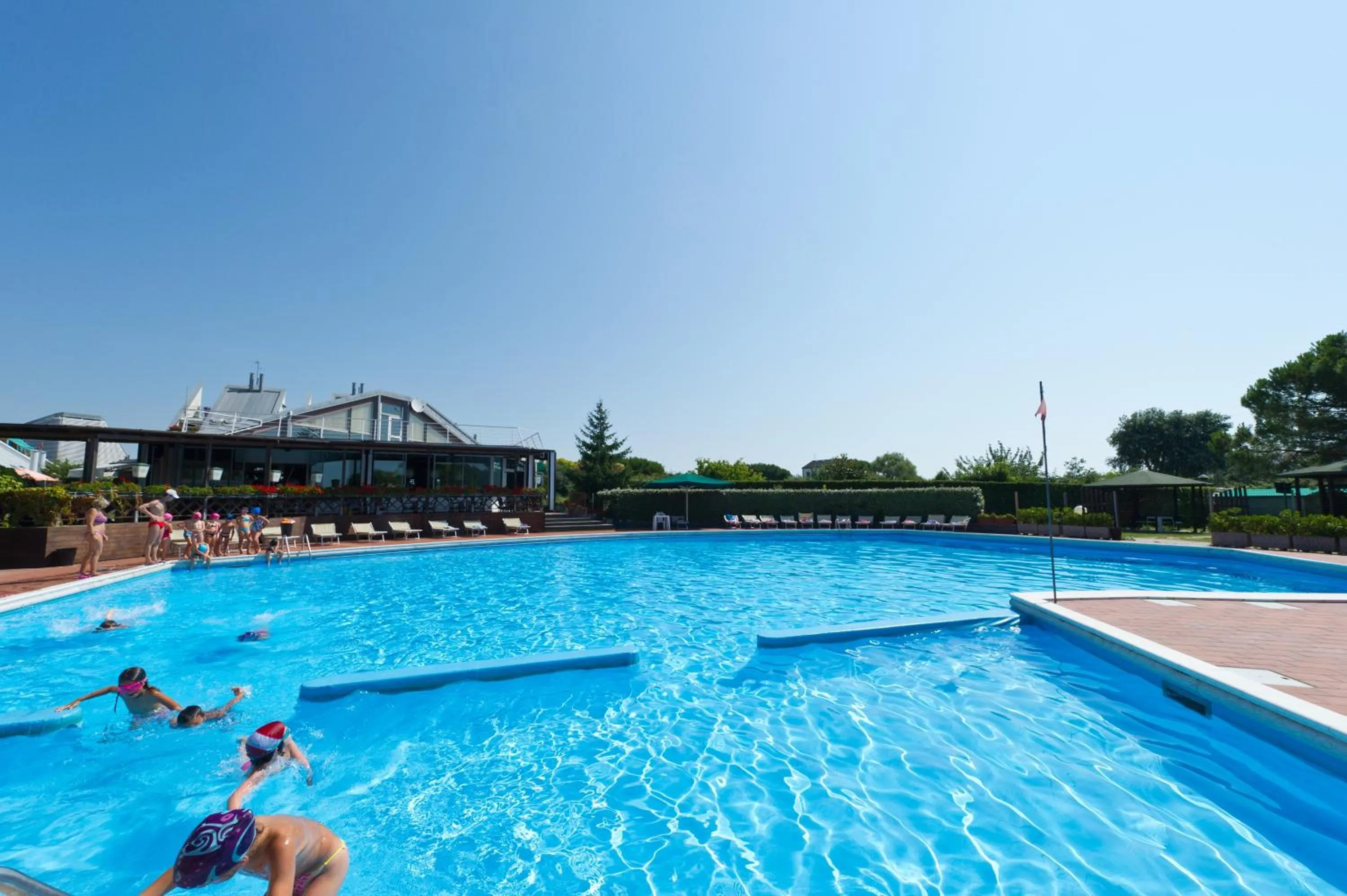 Pool view in Ca' Del Moro
