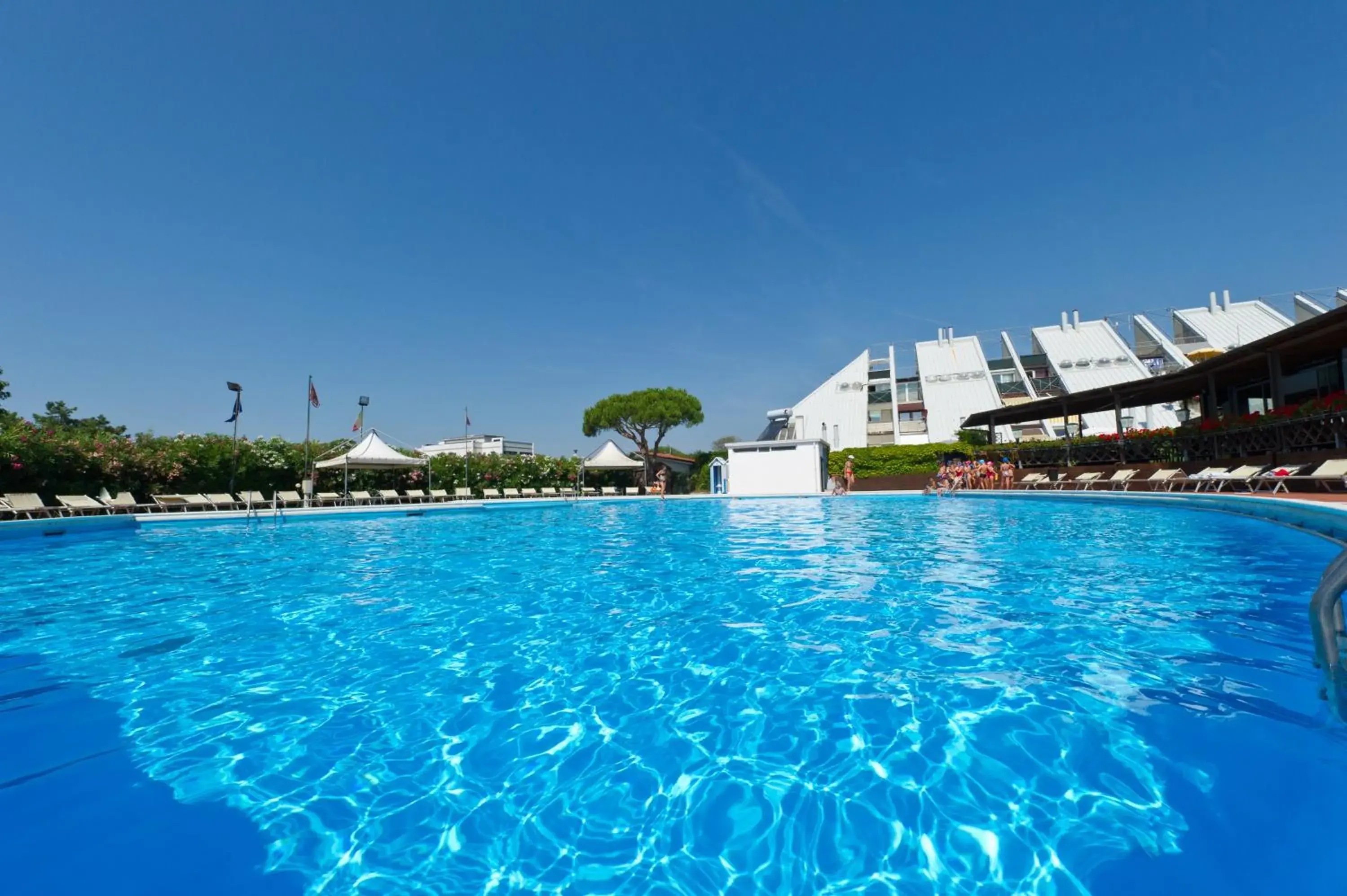 Pool view in Ca' Del Moro Pool view in Ca' Del Moro