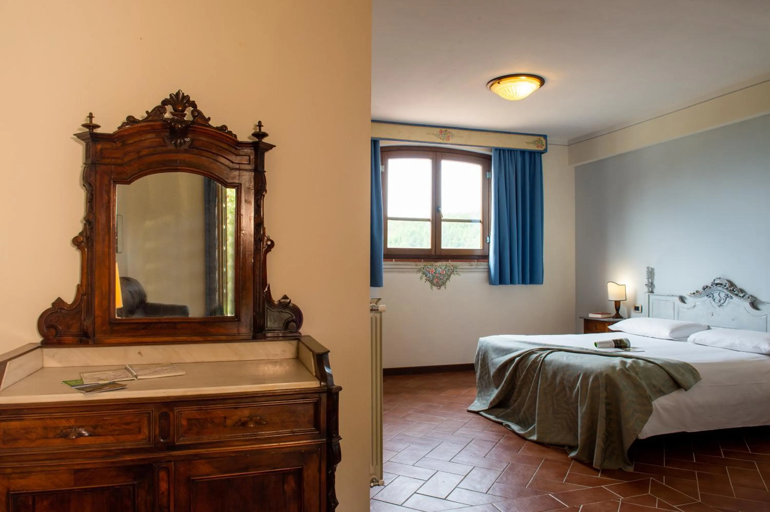 Decorative detail, Bed in Borgo I Tre Baroni - Spa Suites & Resort