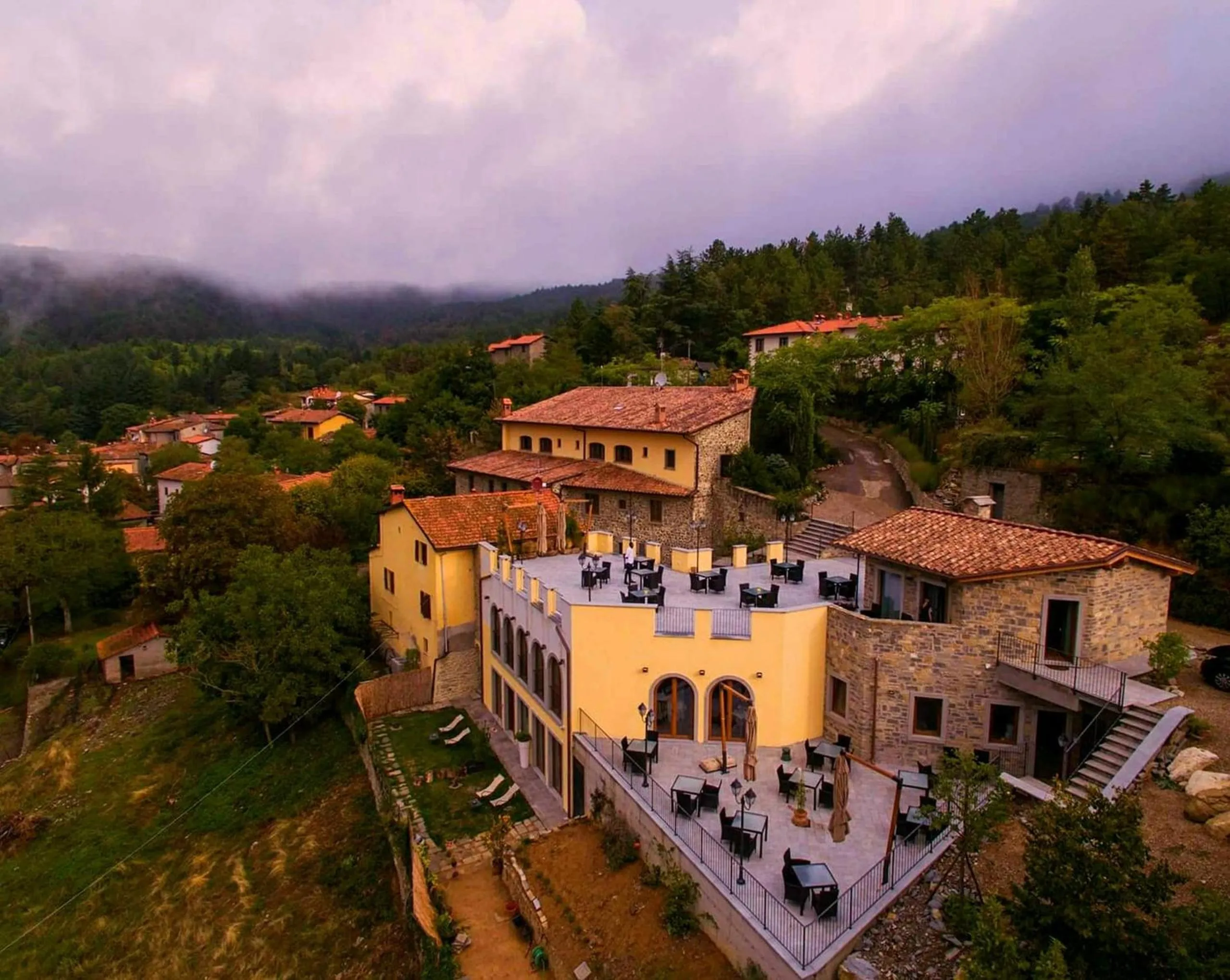Bird's eye view in Borgo I Tre Baroni - Spa Suites & Resort