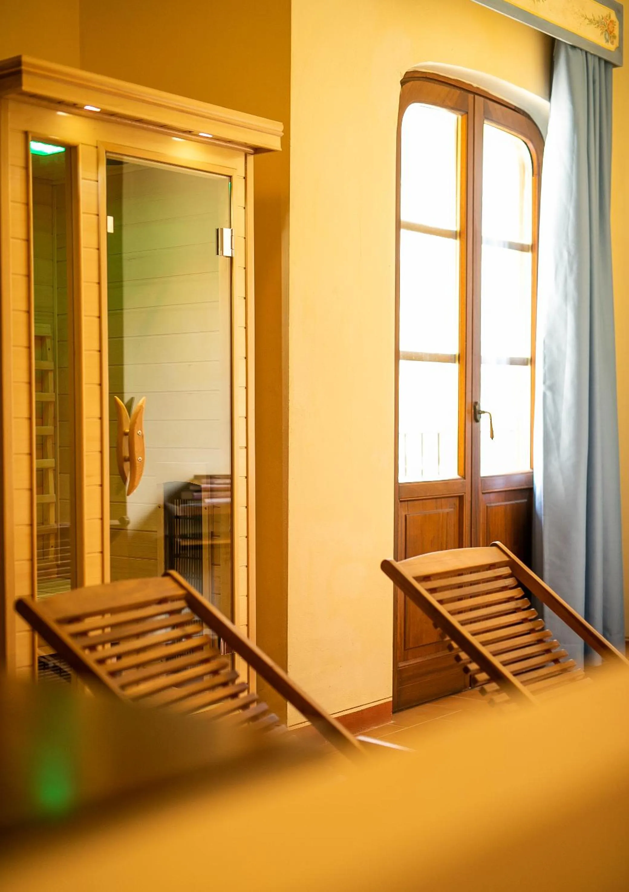 Sauna, Bed in Borgo I Tre Baroni - Spa Suites & Resort