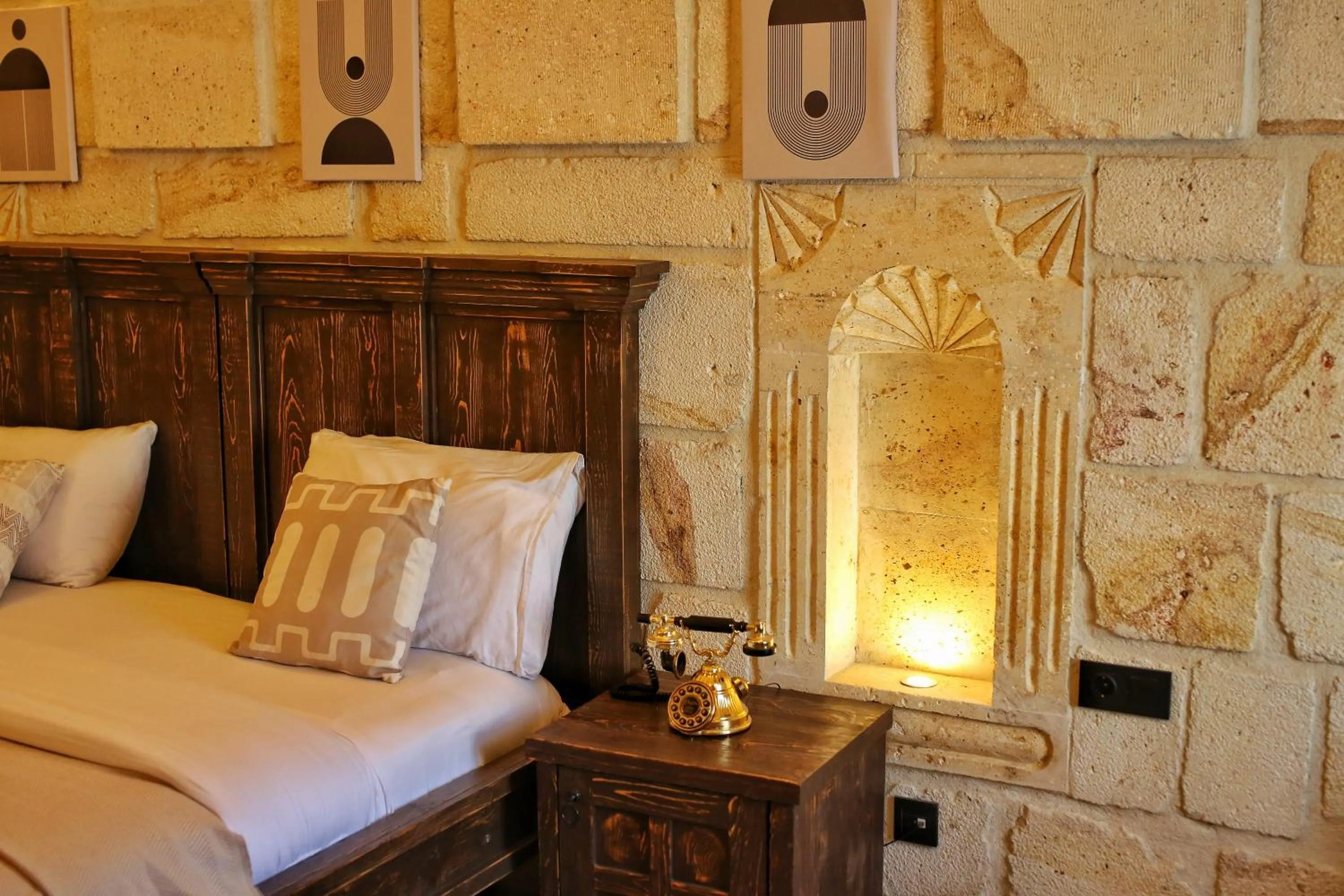 Decorative detail, Bed in Nujel'm Cappadocia