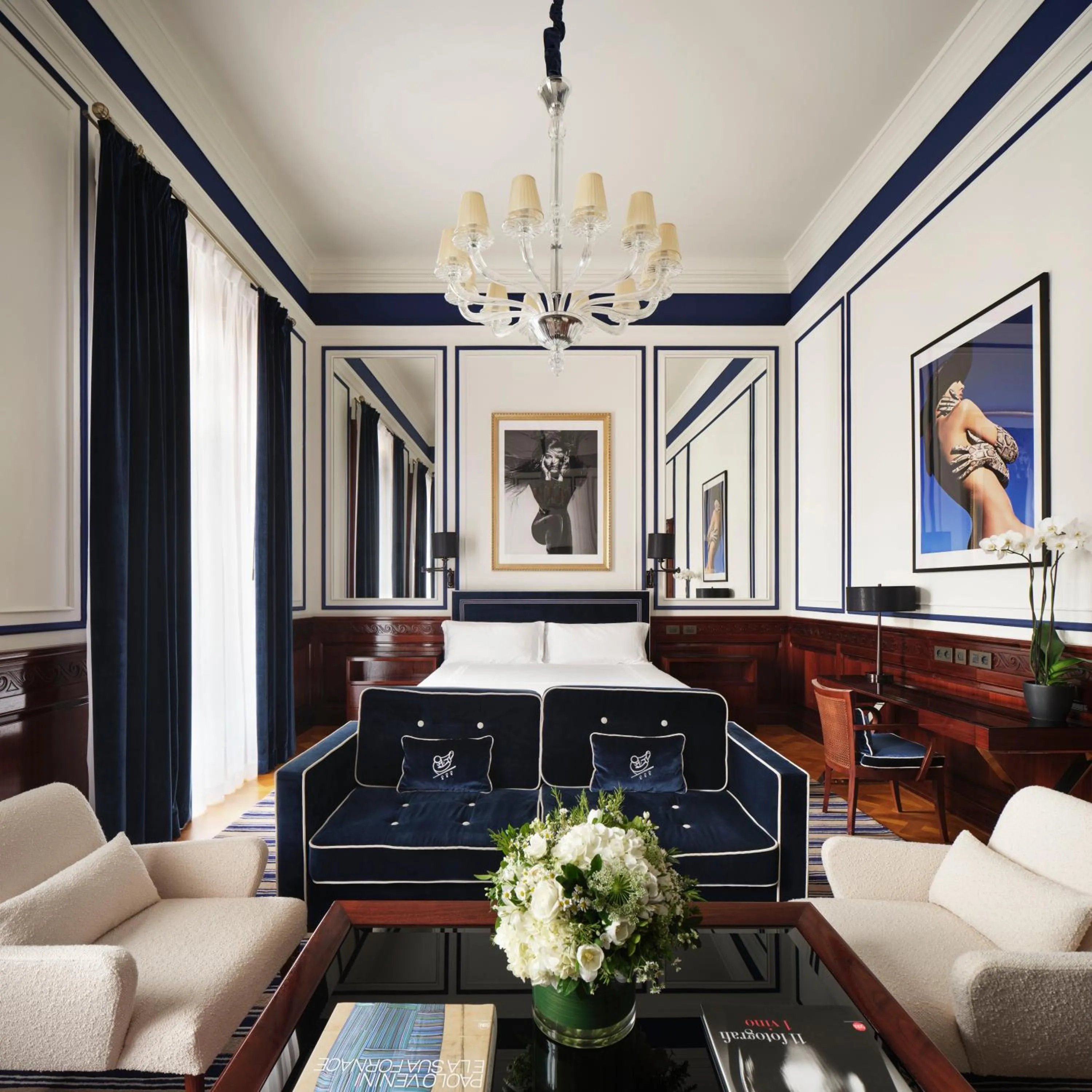 Living room in Casa Cipriani Milano