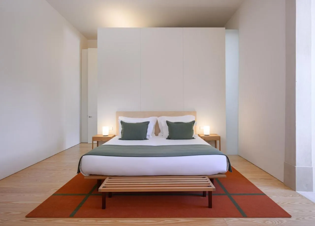 Bed in Montebelo Mosteiro de Alcobaça Historic Hotel