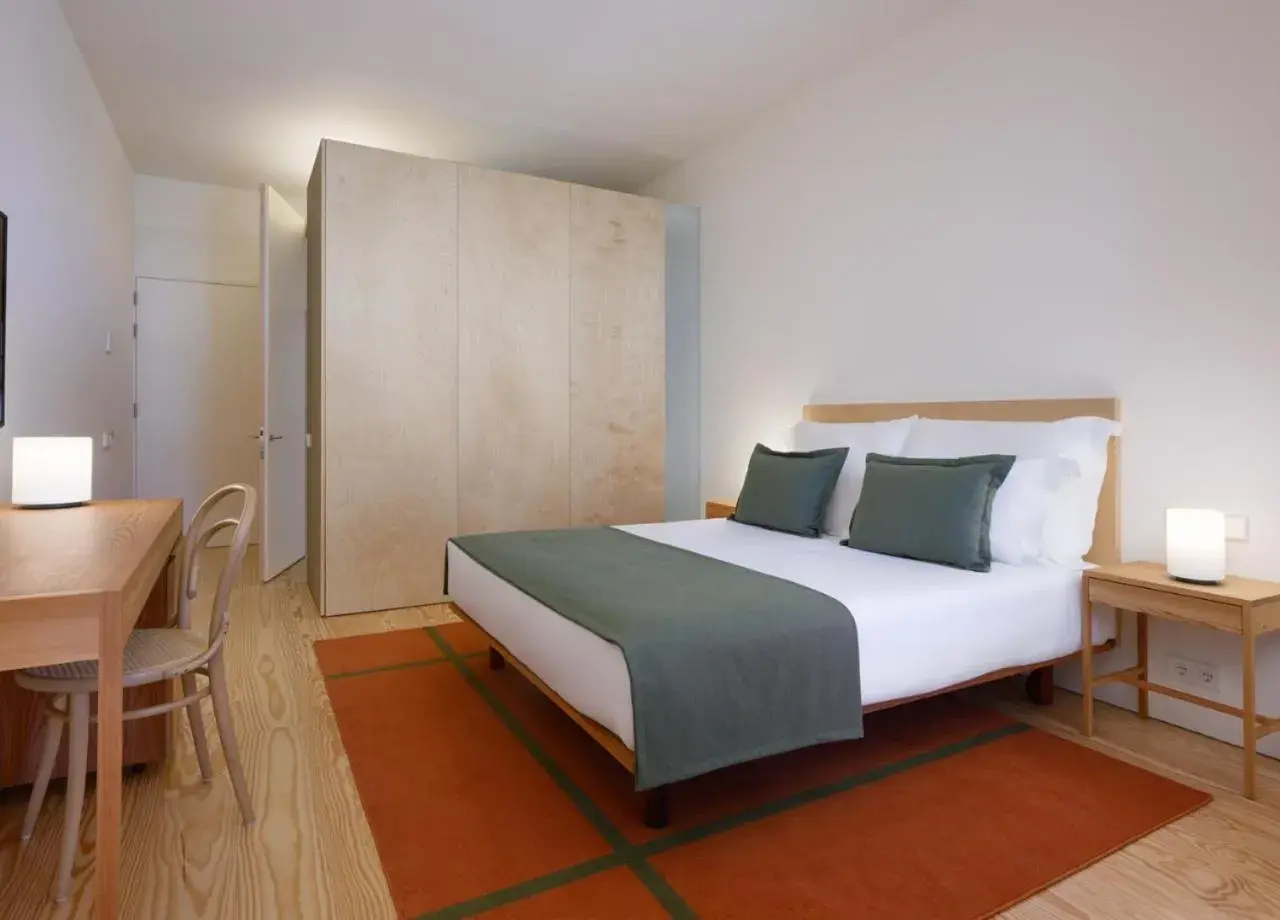 Bed in Montebelo Mosteiro de Alcobaça Historic Hotel Bed in Montebelo Mosteiro de Alcobaça Historic Hotel