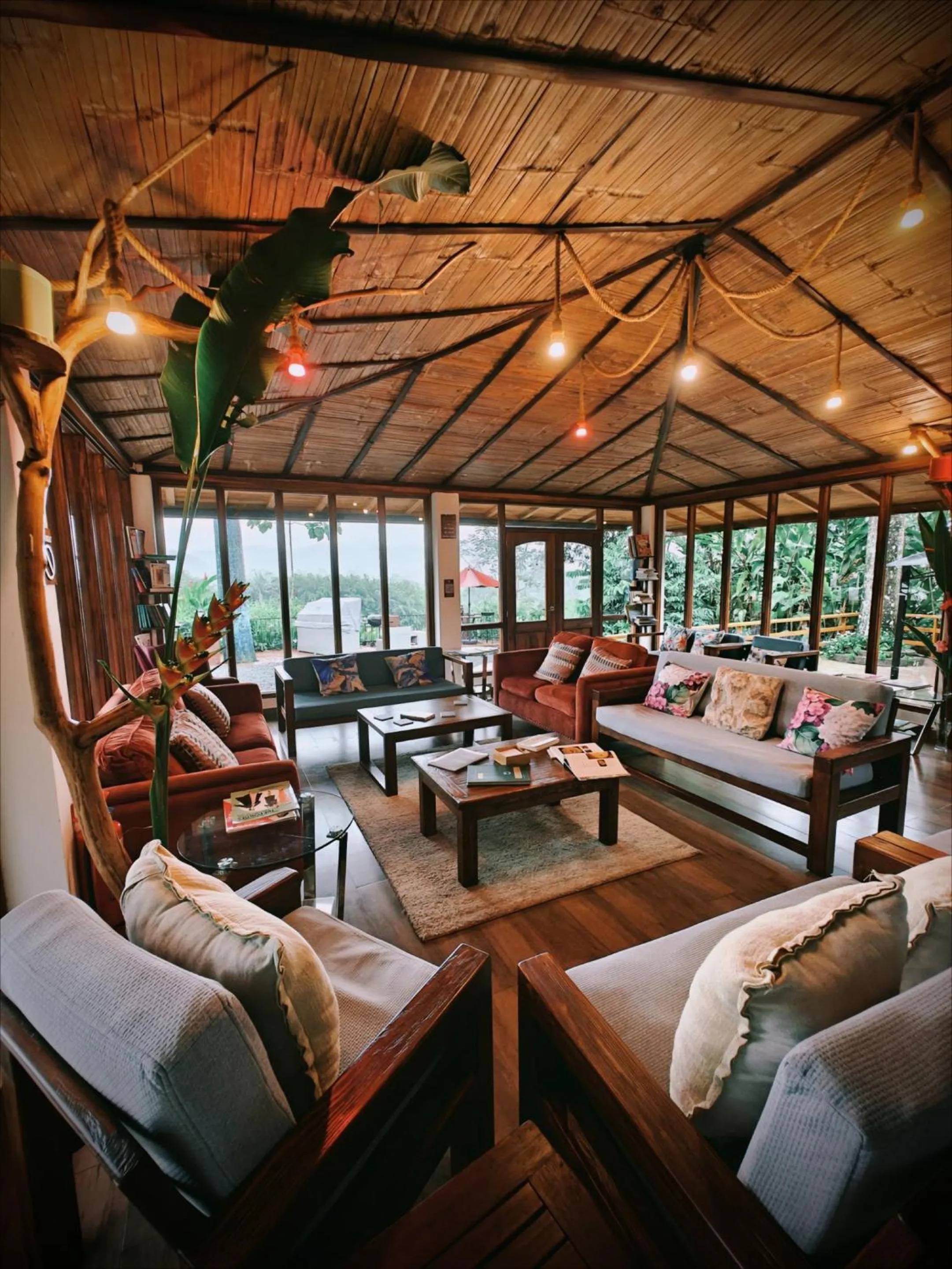 Living room in The River House