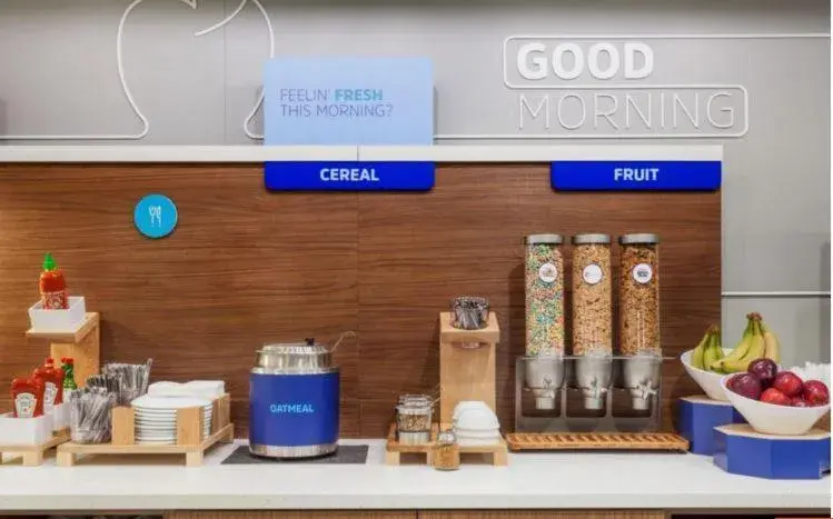 Breakfast in Holiday Inn Express & Suites Hawaiian Gardens by IHG Breakfast in Holiday Inn Express & Suites Hawaiian Gardens by IHG